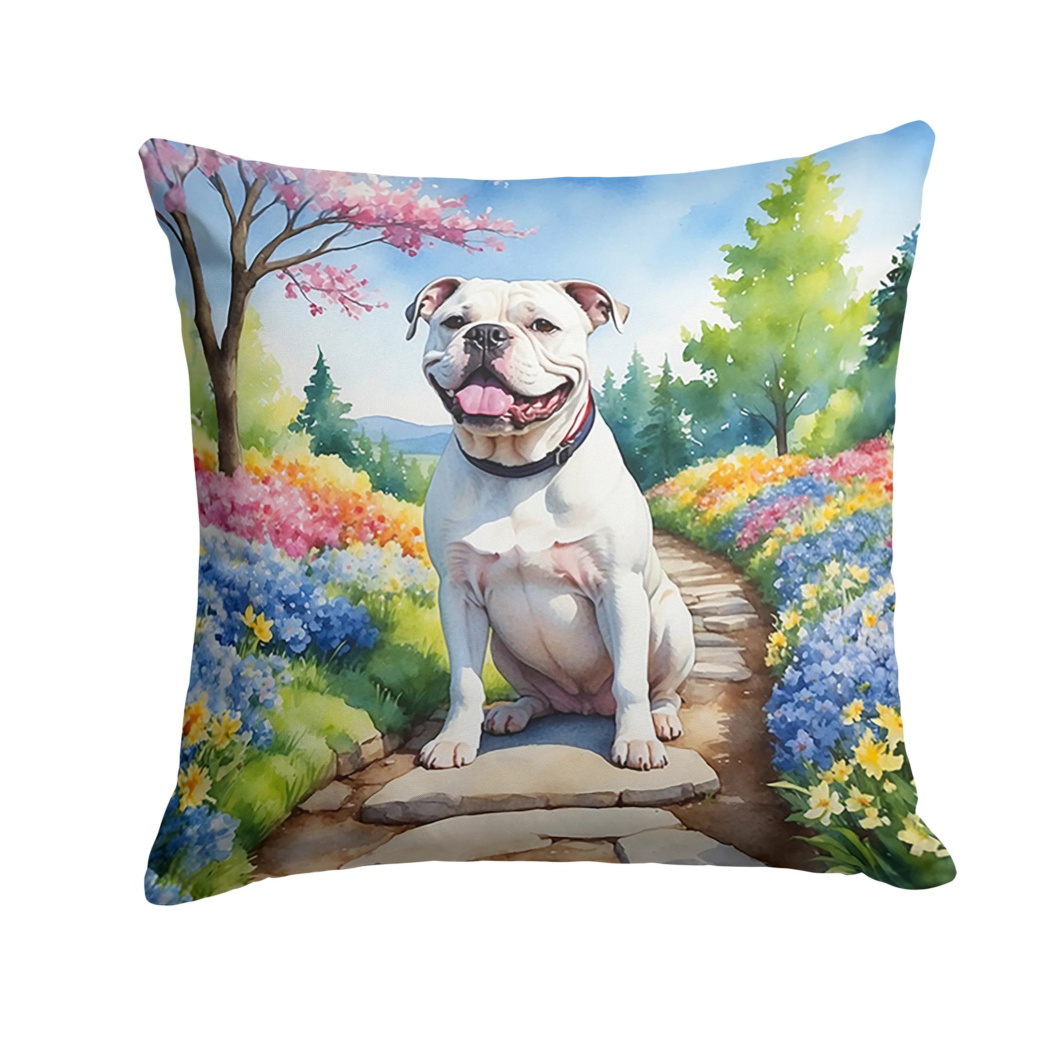 Spring Path Throw Pillow - Size: 14HX14W | Pack Of: 1 | Collection name: Spring path