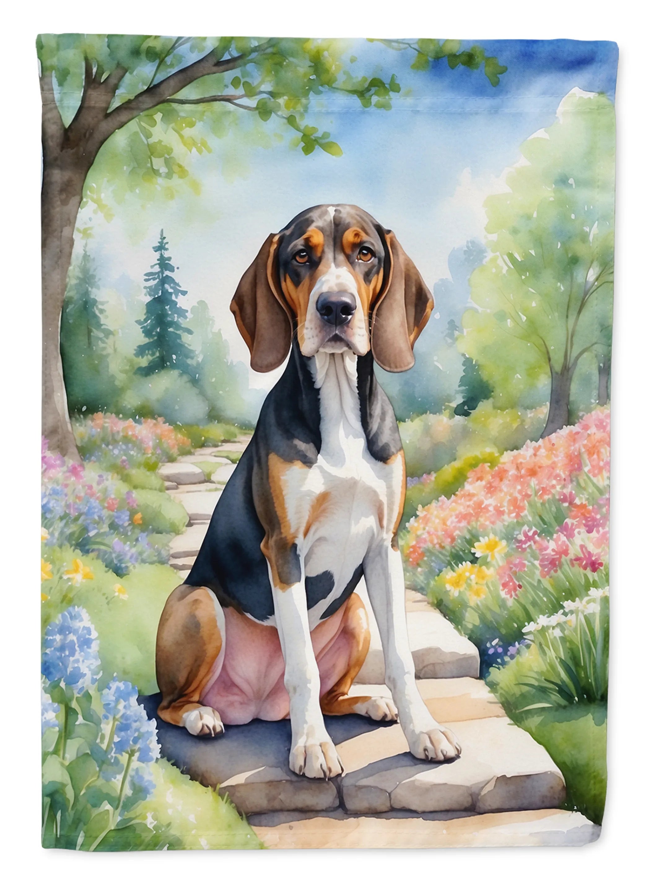 Spring Path Decorative Flag - Size: GARDEN SIZE | Pack Of: 1 | Collection name: Spring path