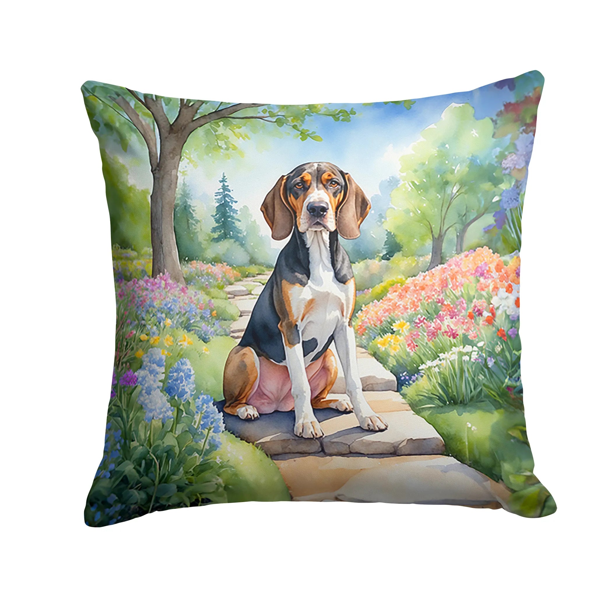 Spring Path Throw Pillow - Size: 14HX14W | Pack Of: 1 | Collection name: Spring path