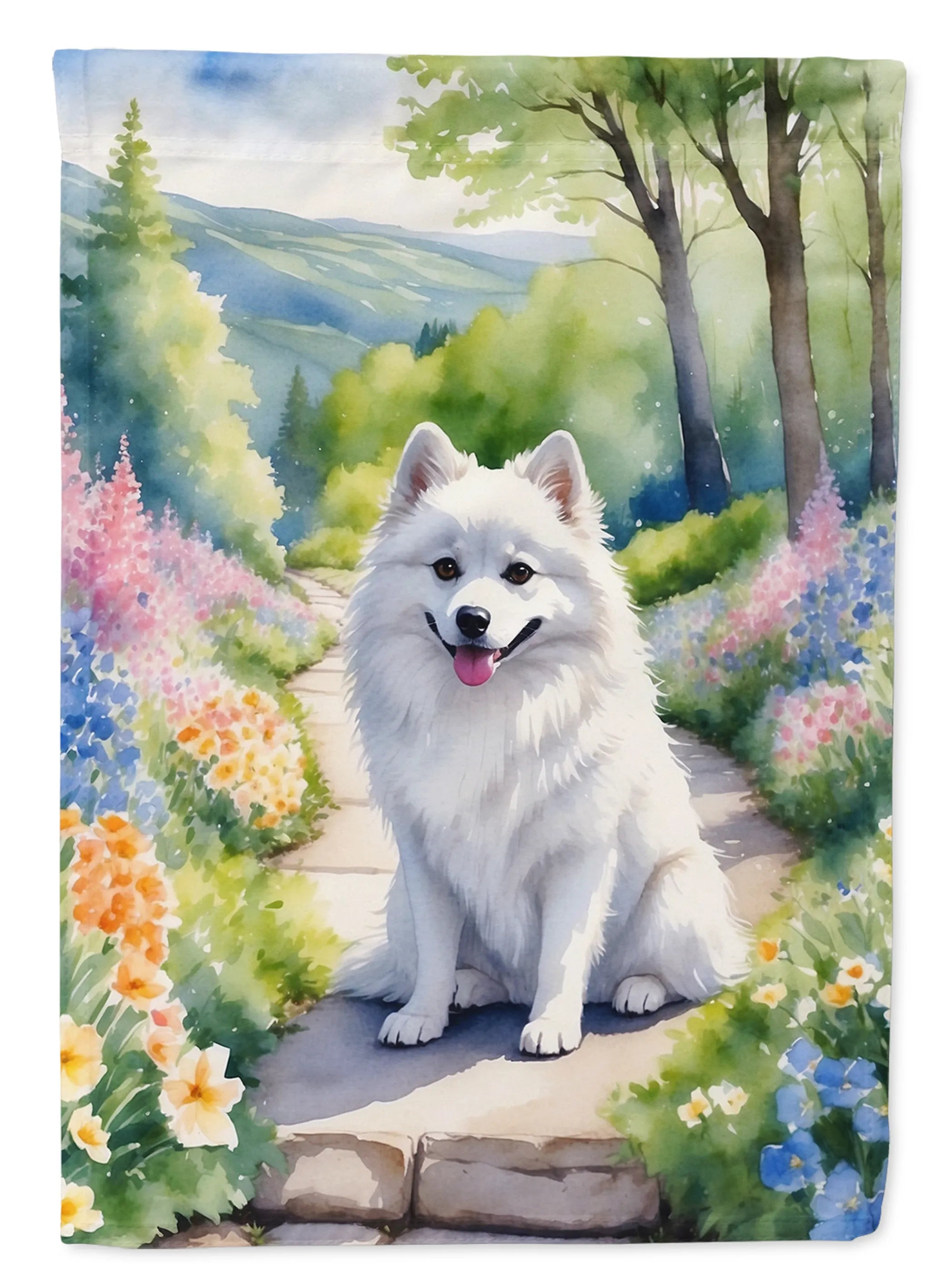 Spring Path Decorative Flag - Size: GARDEN SIZE | Pack Of: 1 | Collection name: Spring path