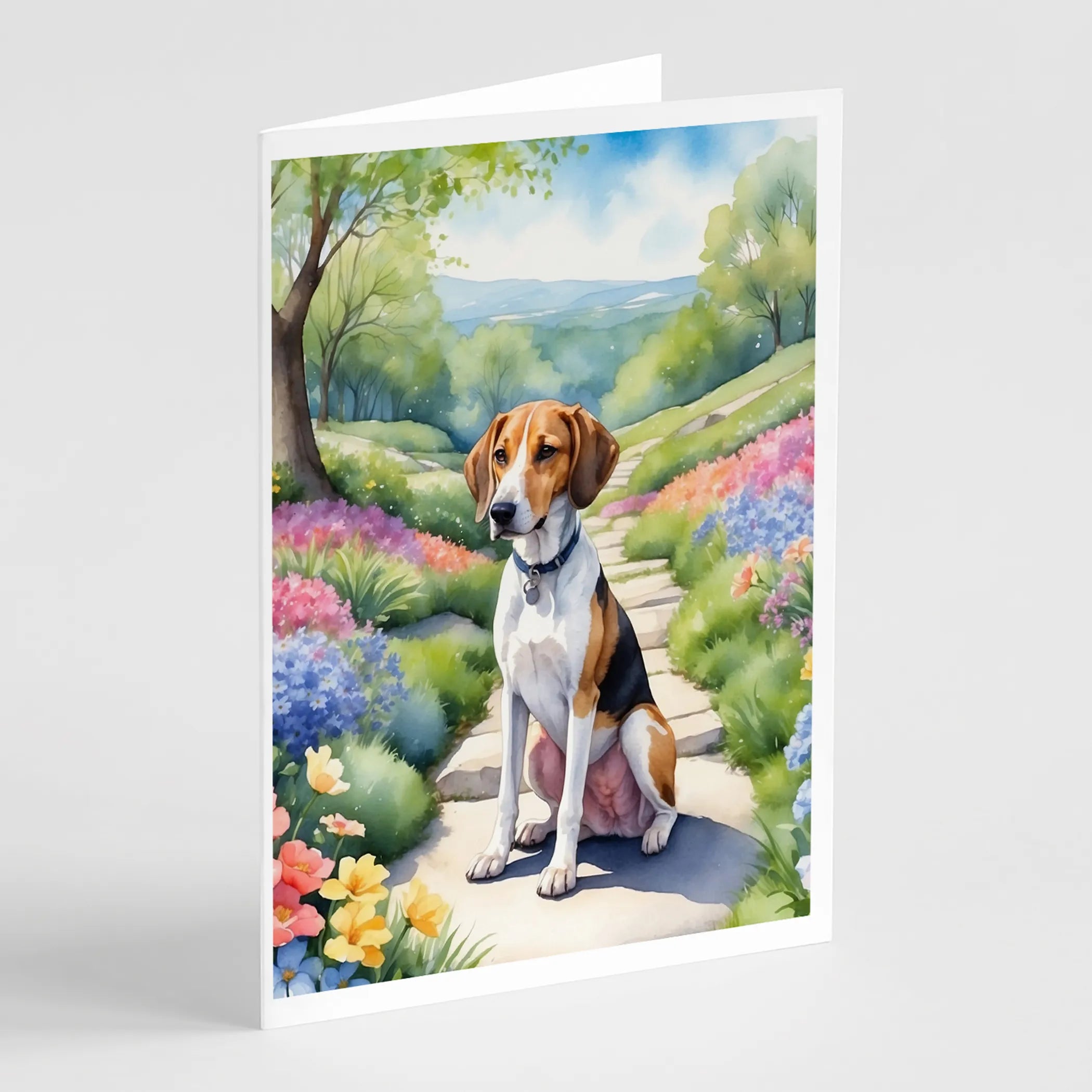 Spring Path Greeting Cards  - Size: 5X7 | Pack Of: 8 | Collection name: Spring path