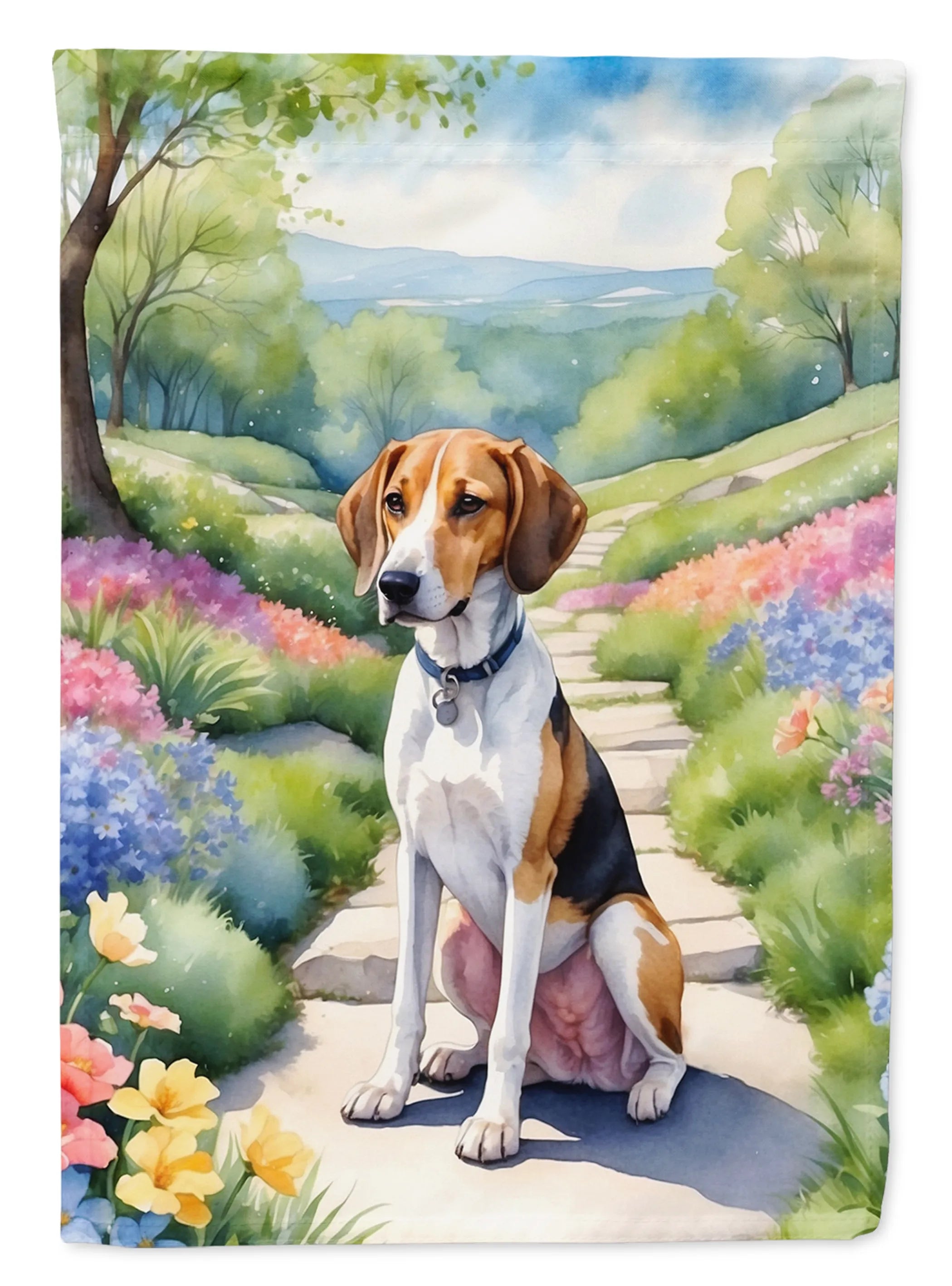Spring Path Decorative Flag - Size: GARDEN SIZE | Pack Of: 1 | Collection name: Spring path