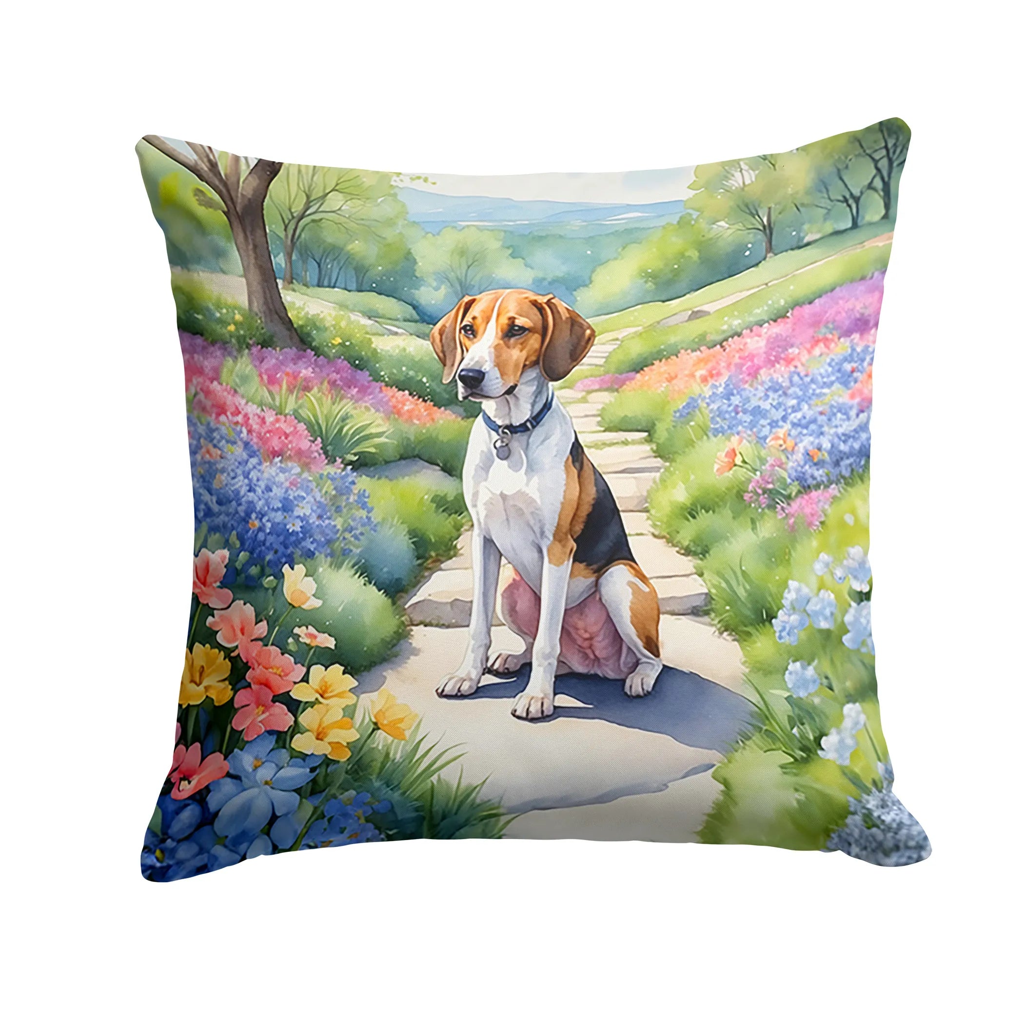 Spring Path Throw Pillow - Size: 14HX14W | Pack Of: 1 | Collection name: Spring path