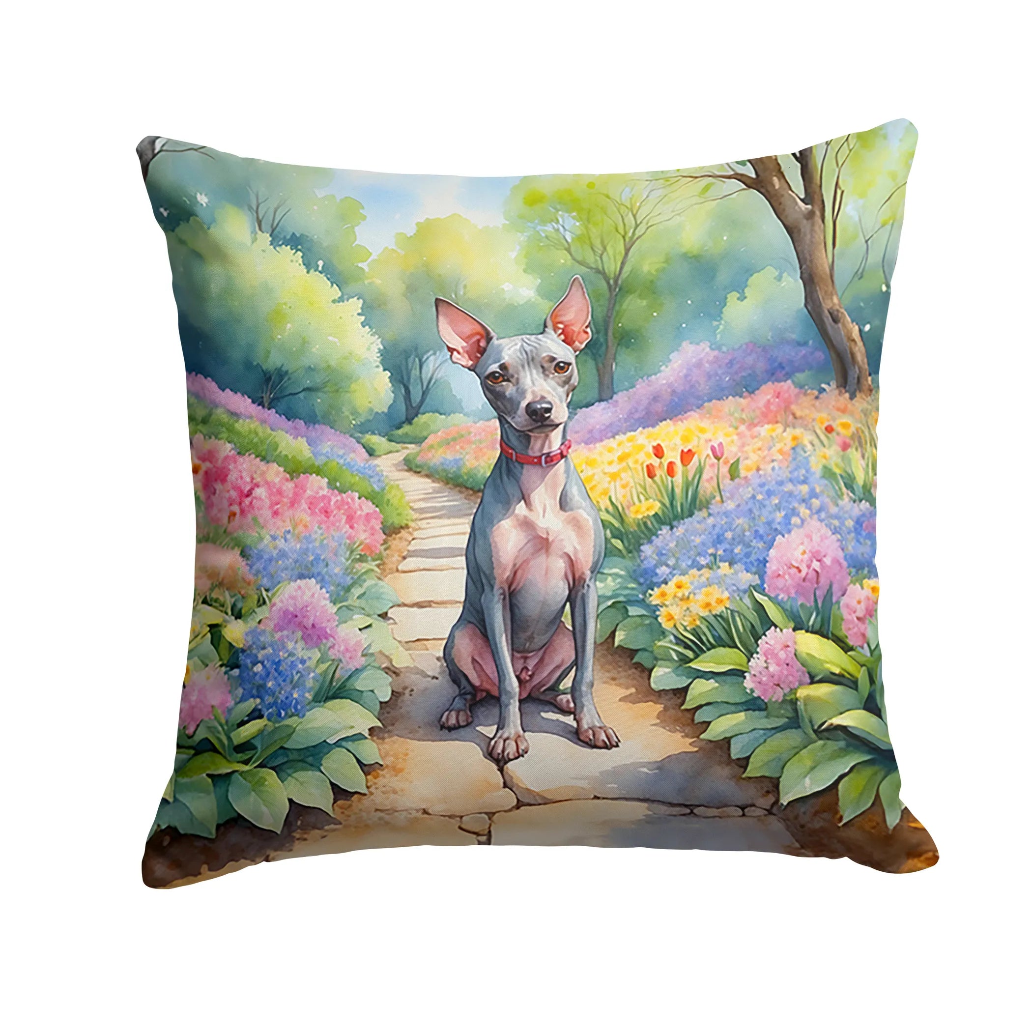 Spring Path Throw Pillow - Size: 14HX14W | Pack Of: 1 | Collection name: Spring path