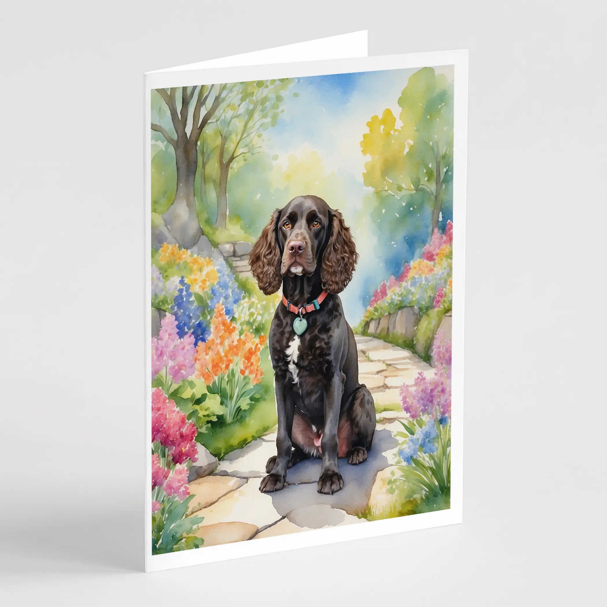 Spring Path Greeting Cards  - Size: 5X7 | Pack Of: 8 | Collection name: Spring path