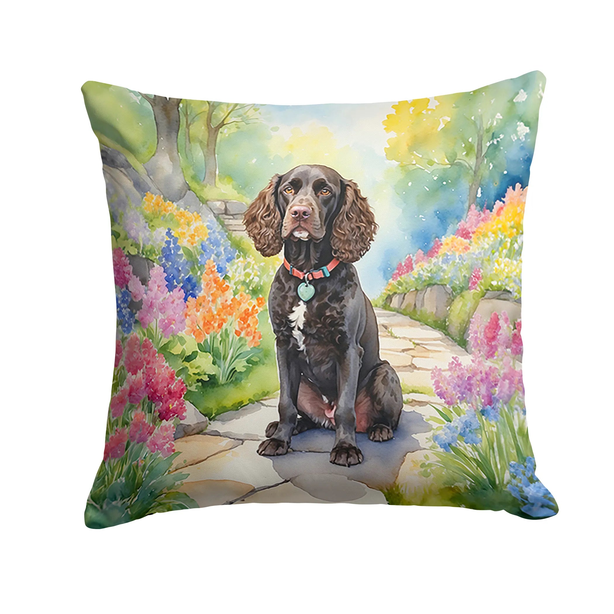Spring Path Throw Pillow - Size: 14HX14W | Pack Of: 1 | Collection name: Spring path