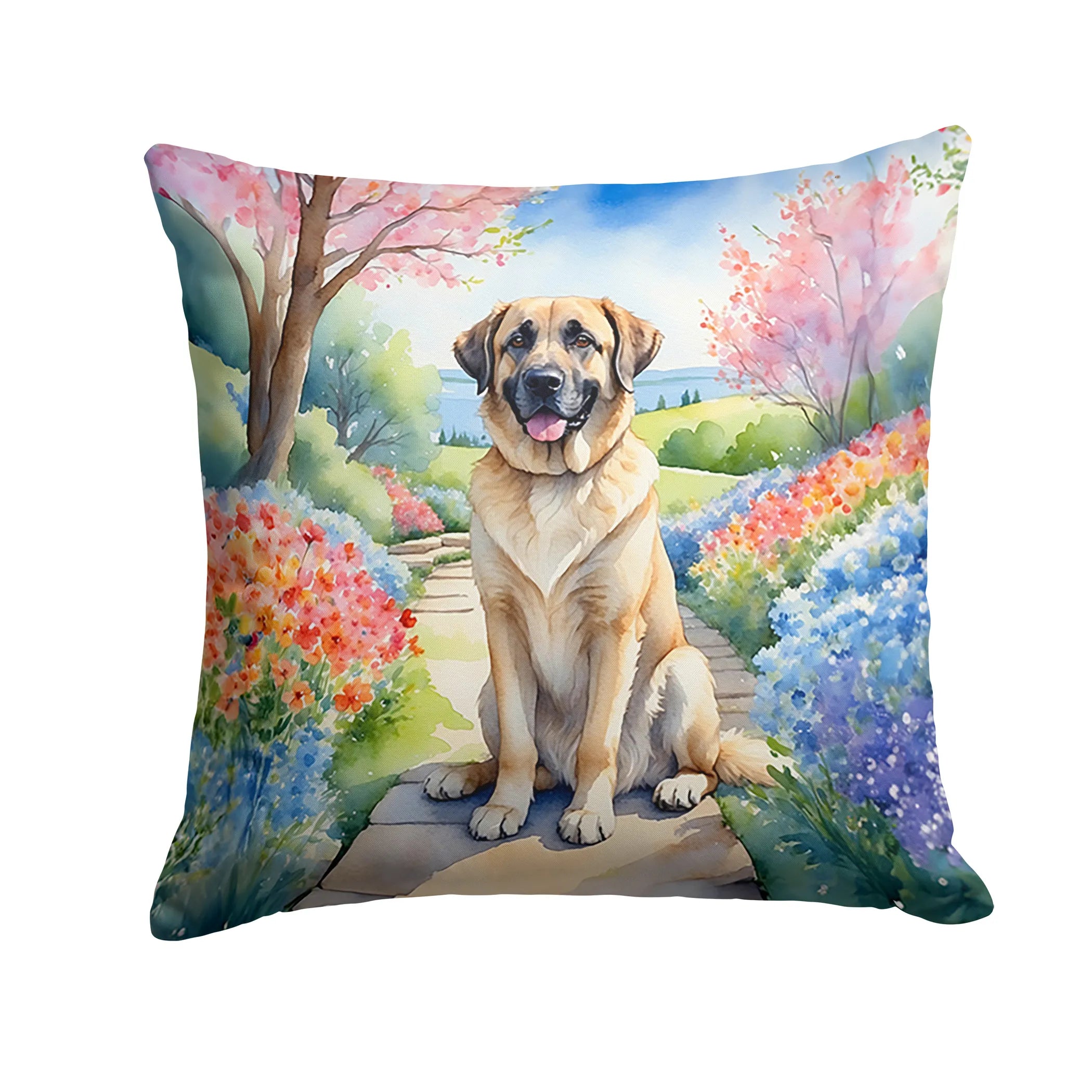 Spring Path Throw Pillow - Size: 14HX14W | Pack Of: 1 | Collection name: Spring path