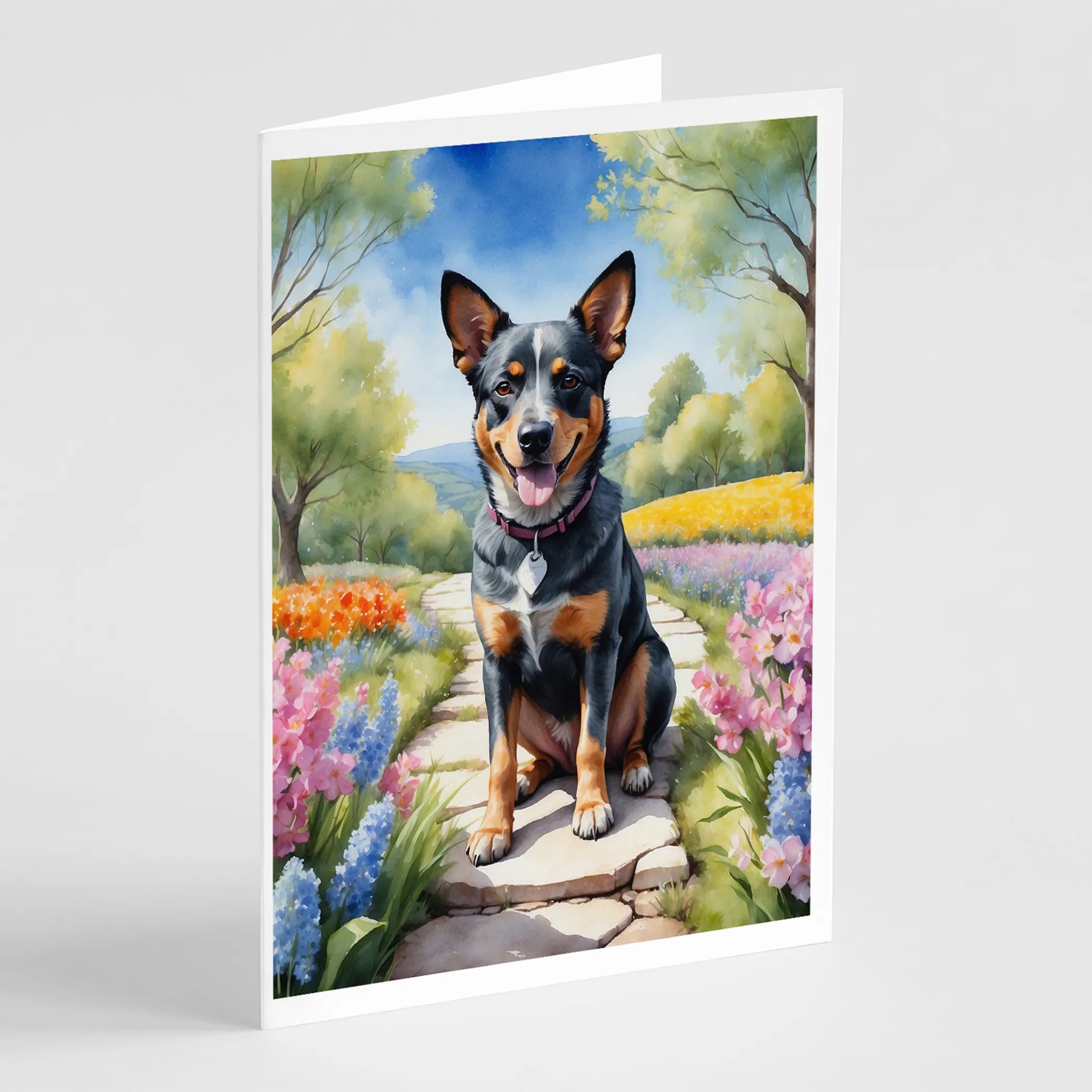 Spring Path Greeting Cards  - Size: 5X7 | Pack Of: 8 | Collection name: Spring path
