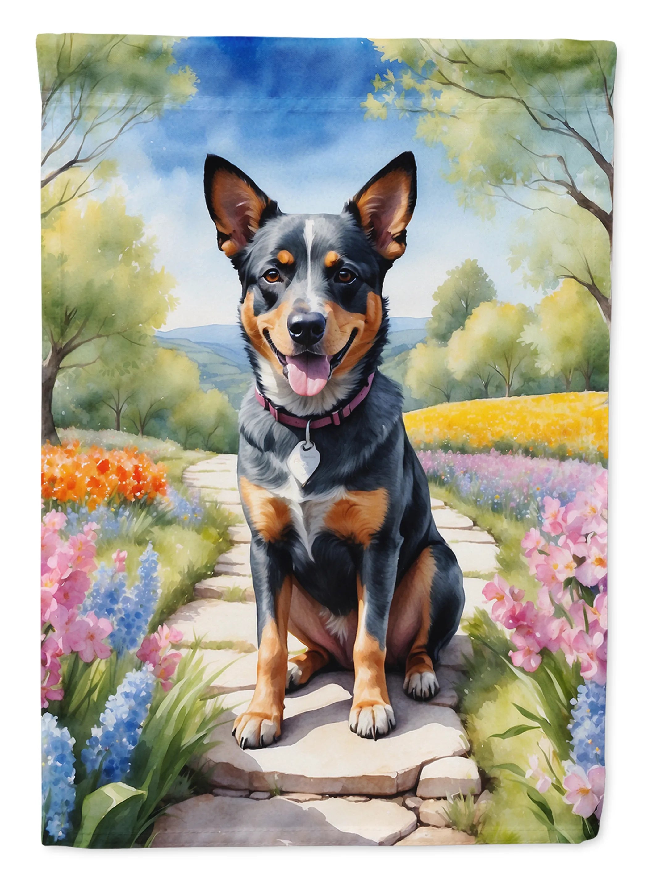 Spring Path Decorative Flag - Size: GARDEN SIZE | Pack Of: 1 | Collection name: Spring path