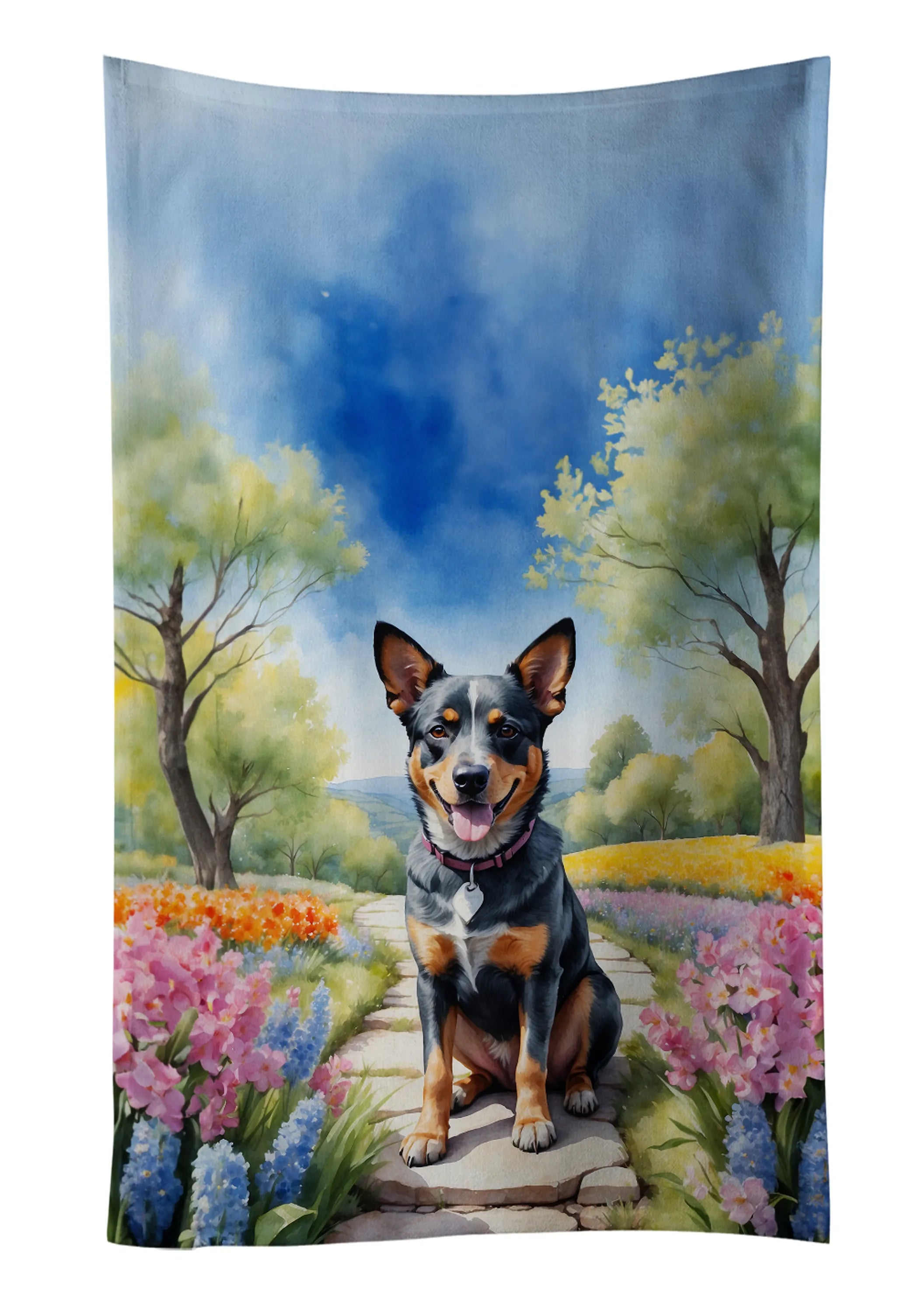 Spring Path Kitchen Towel - Size: 25HX15W | Pack Of: 1 | Collection name: Spring path