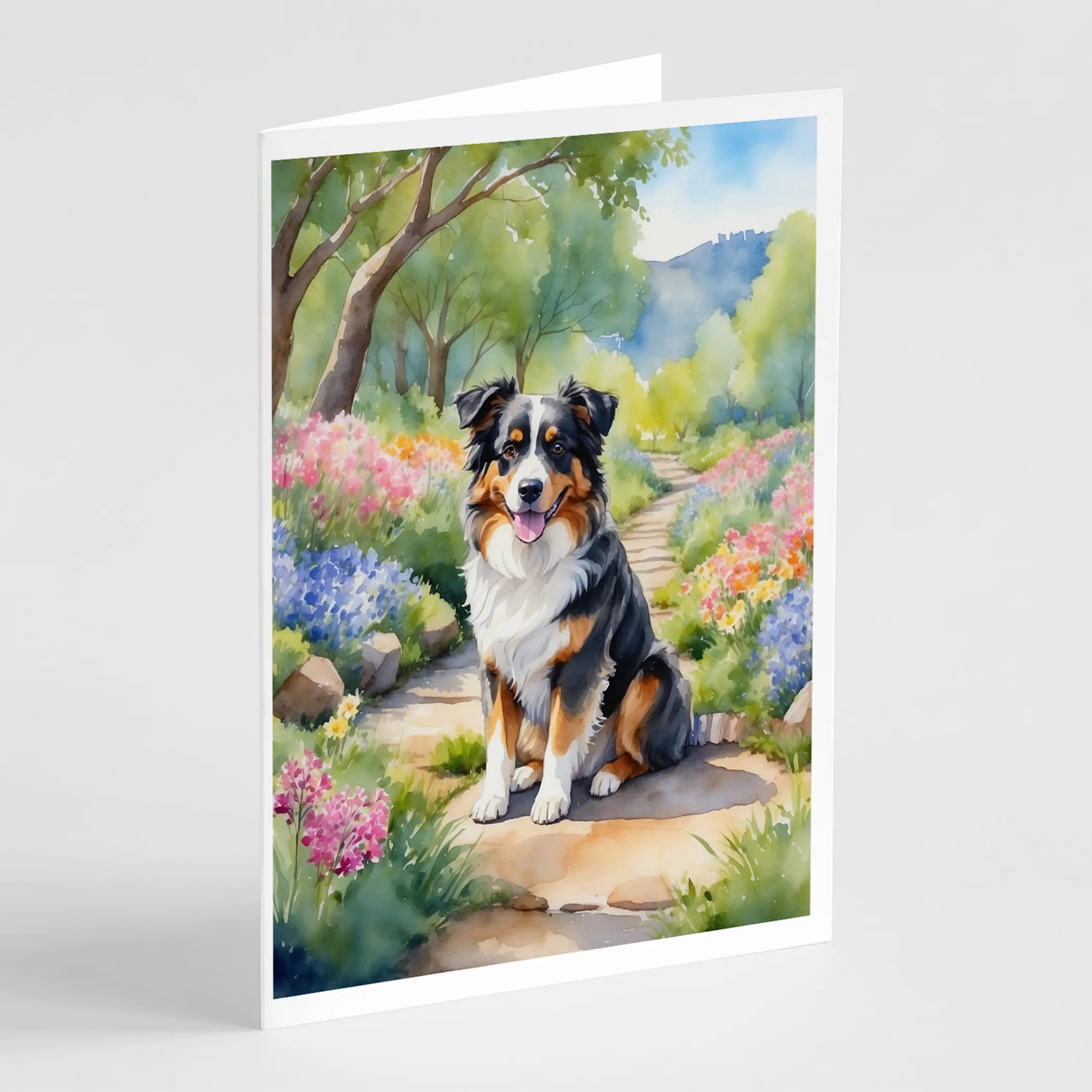 Spring Path Greeting Cards  - Size: 5X7 | Pack Of: 8 | Collection name: Spring path