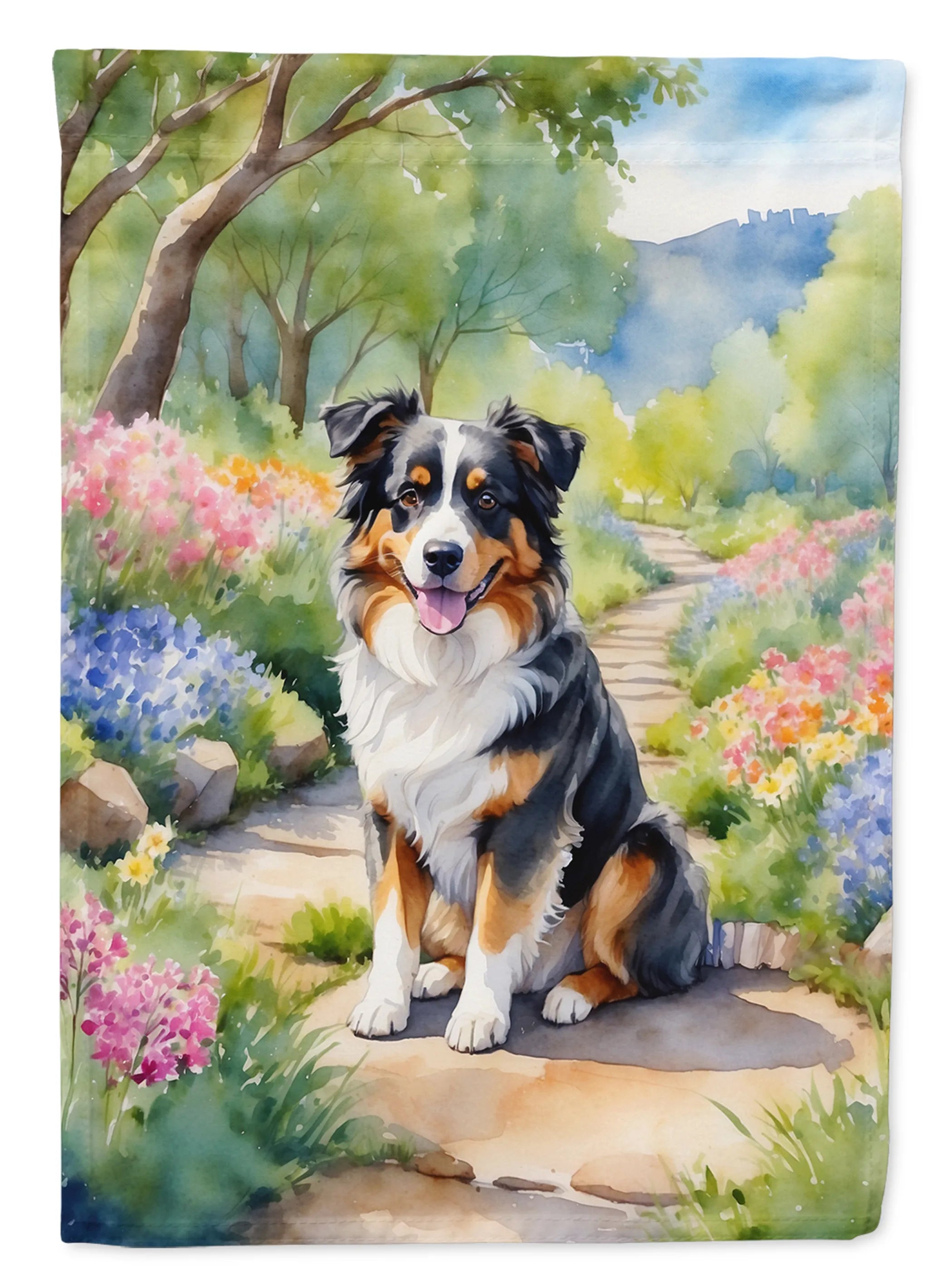 Spring Path Decorative Flag - Size: GARDEN SIZE | Pack Of: 1 | Collection name: Spring path