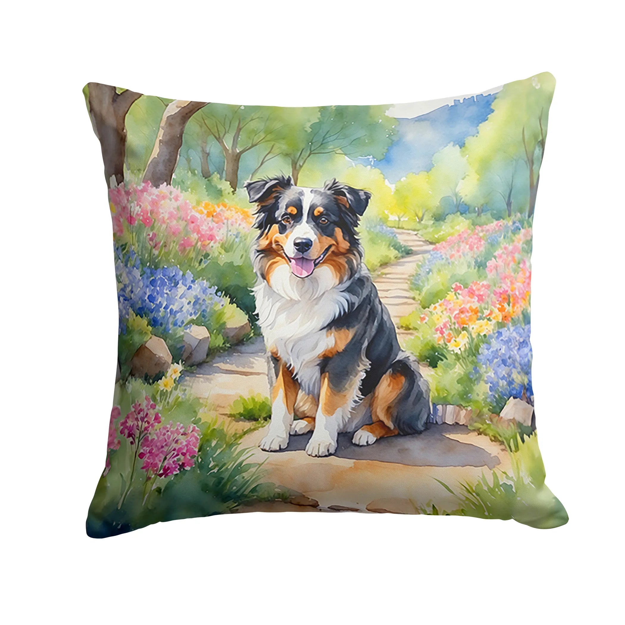 Spring Path Throw Pillow - Size: 14HX14W | Pack Of: 1 | Collection name: Spring path
