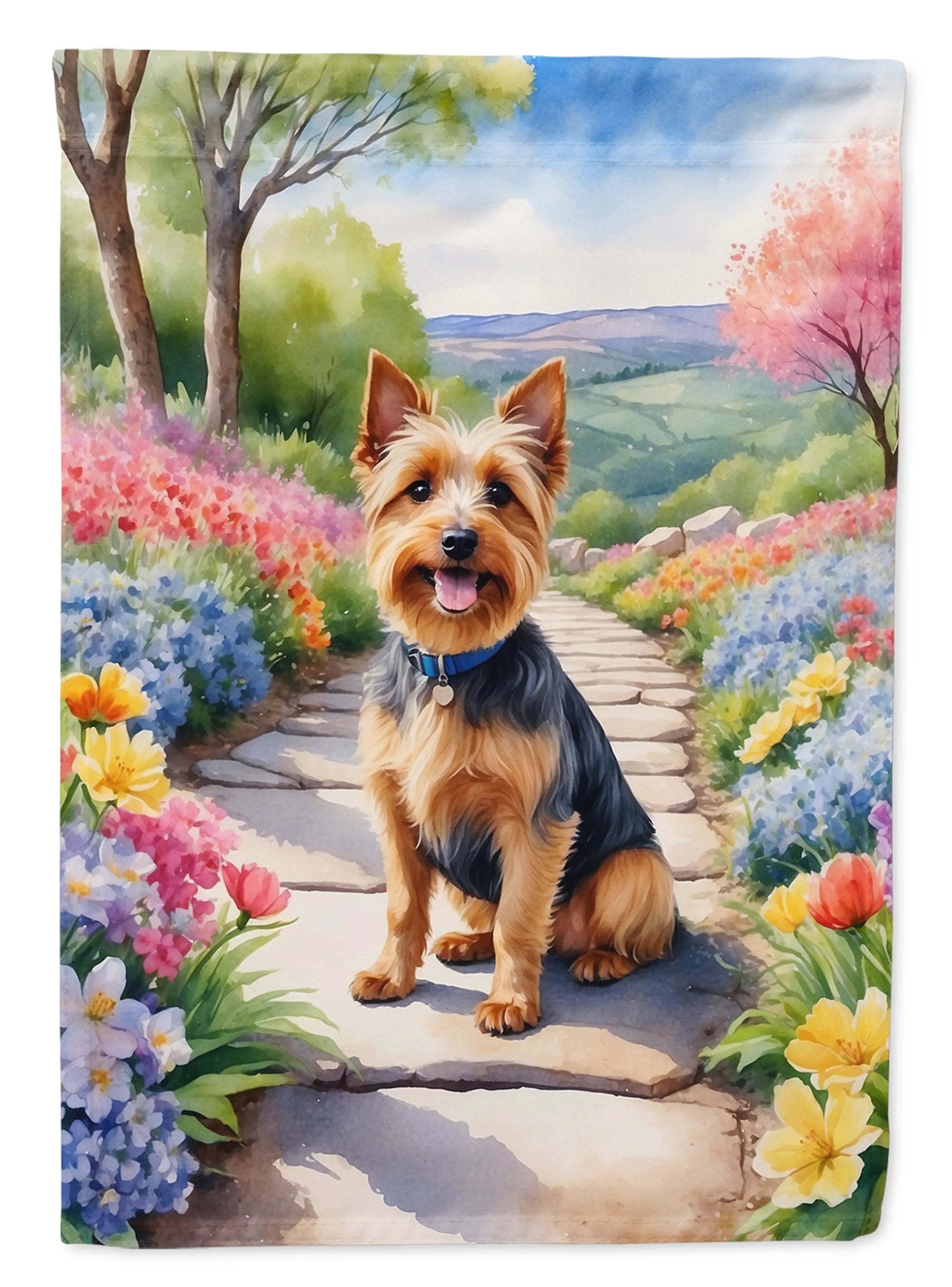 Spring Path Decorative Flag - Size: GARDEN SIZE | Pack Of: 1 | Collection name: Spring path