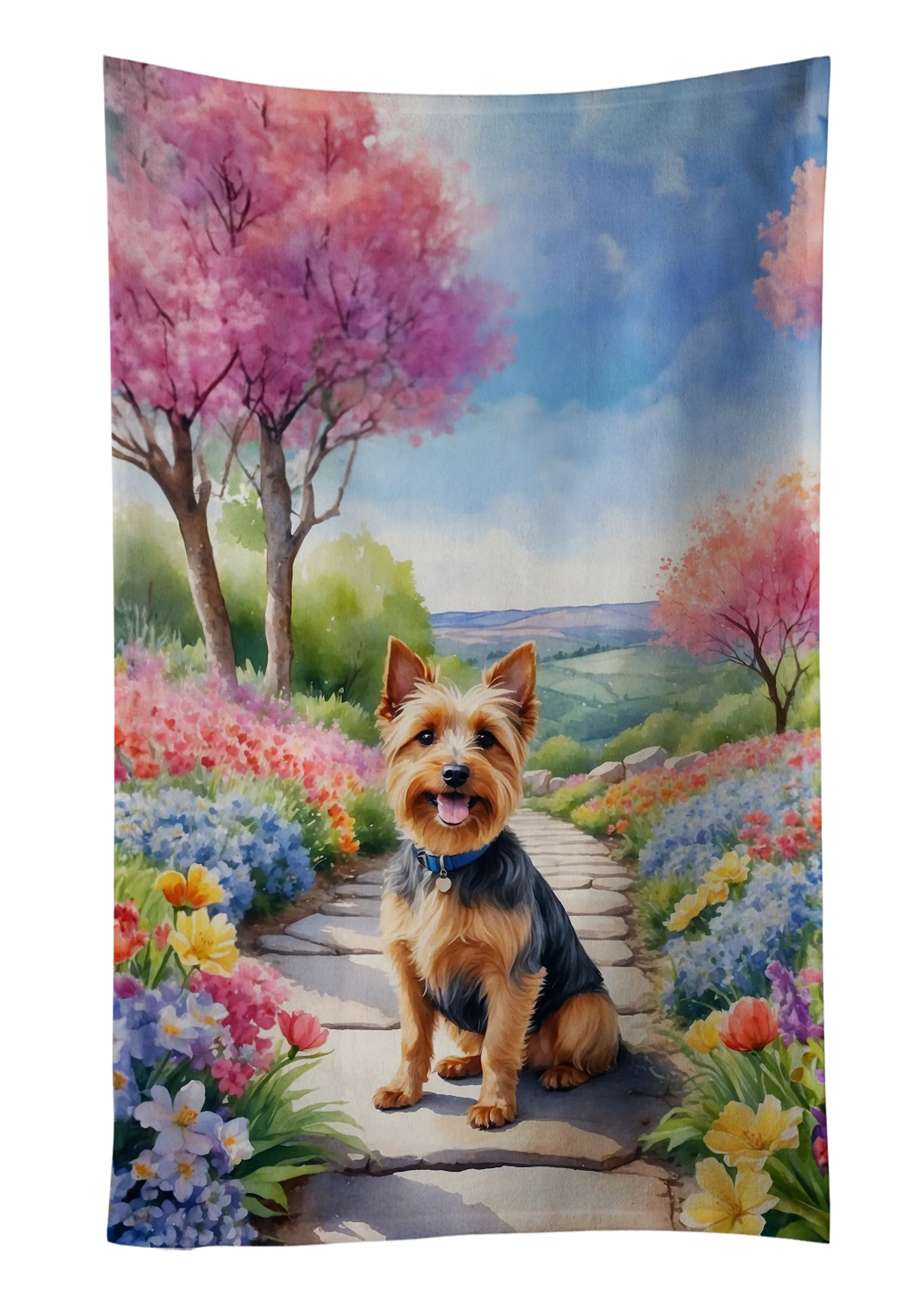Spring Path Kitchen Towel - Size: 25HX15W | Pack Of: 1 | Collection name: Spring path