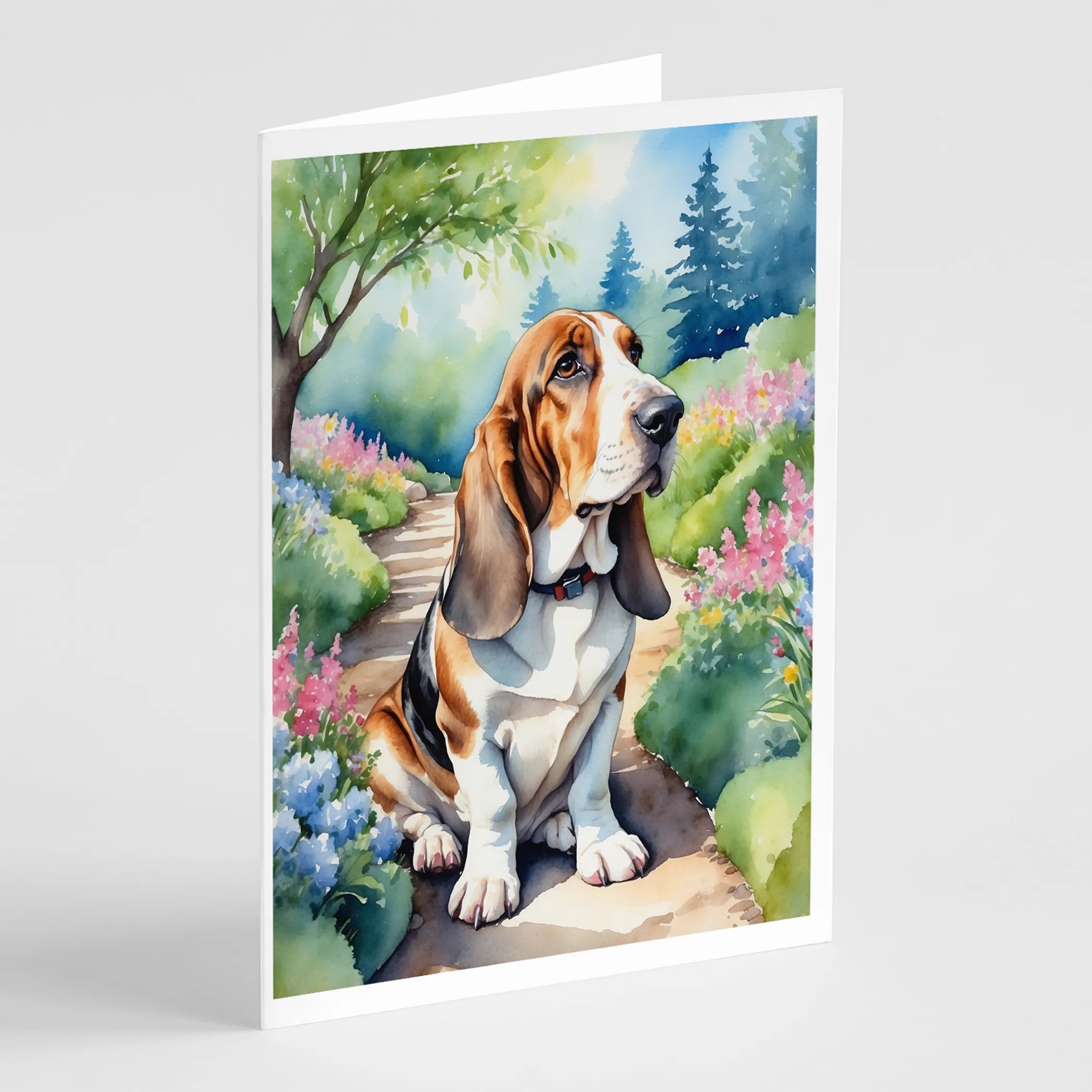 Spring Path Greeting Cards  - Size: 5X7 | Pack Of: 8 | Collection name: Spring path