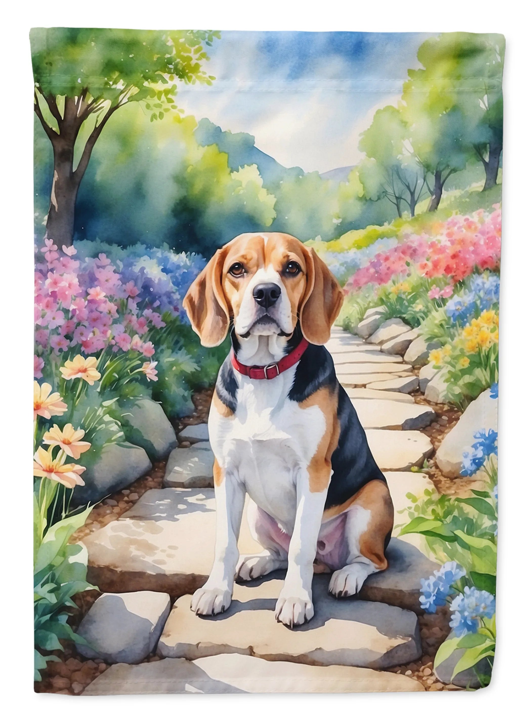 Spring Path Decorative Flag - Size: GARDEN SIZE | Pack Of: 1 | Collection name: Spring path
