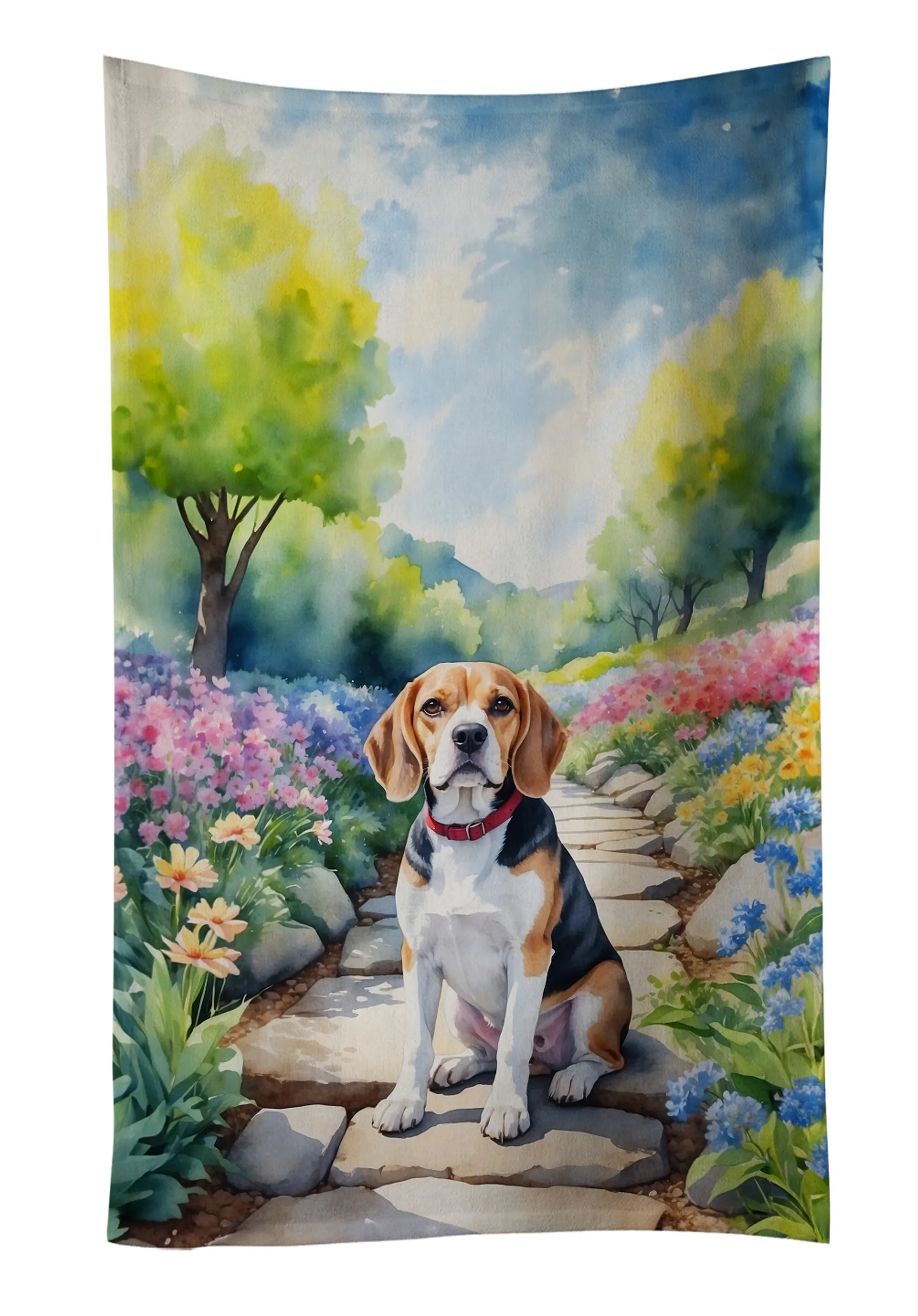 Spring Path Kitchen Towel - Size: 25HX15W | Pack Of: 1 | Collection name: Spring path