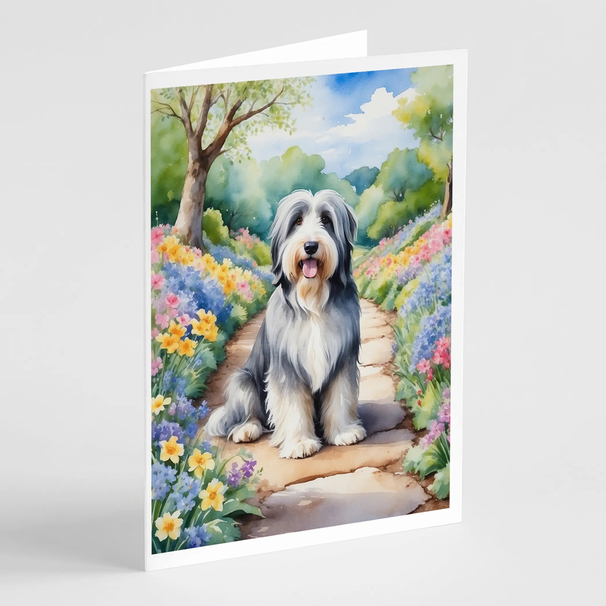Spring Path Greeting Cards  - Size: 5X7 | Pack Of: 8 | Collection name: Spring path