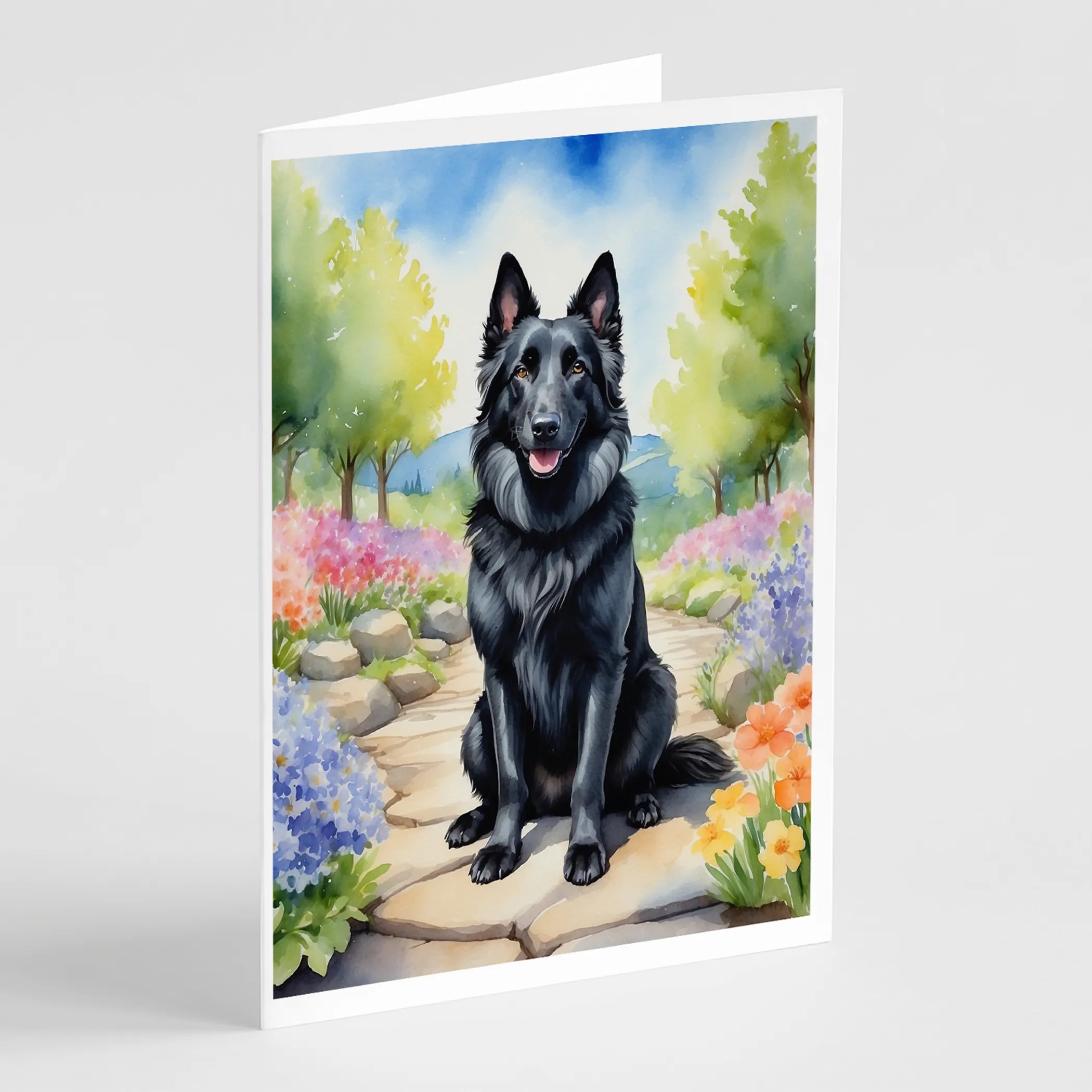 Spring Path Greeting Cards  - Size: 5X7 | Pack Of: 8 | Collection name: Spring path