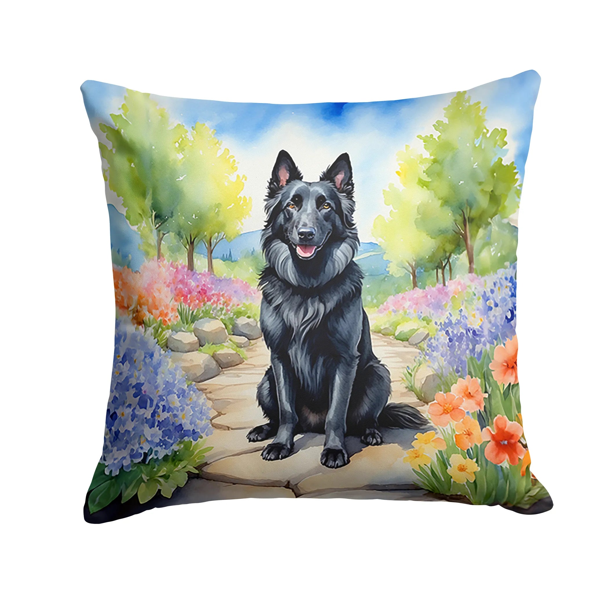 Spring Path Throw Pillow - Size: 14HX14W | Pack Of: 1 | Collection name: Spring path