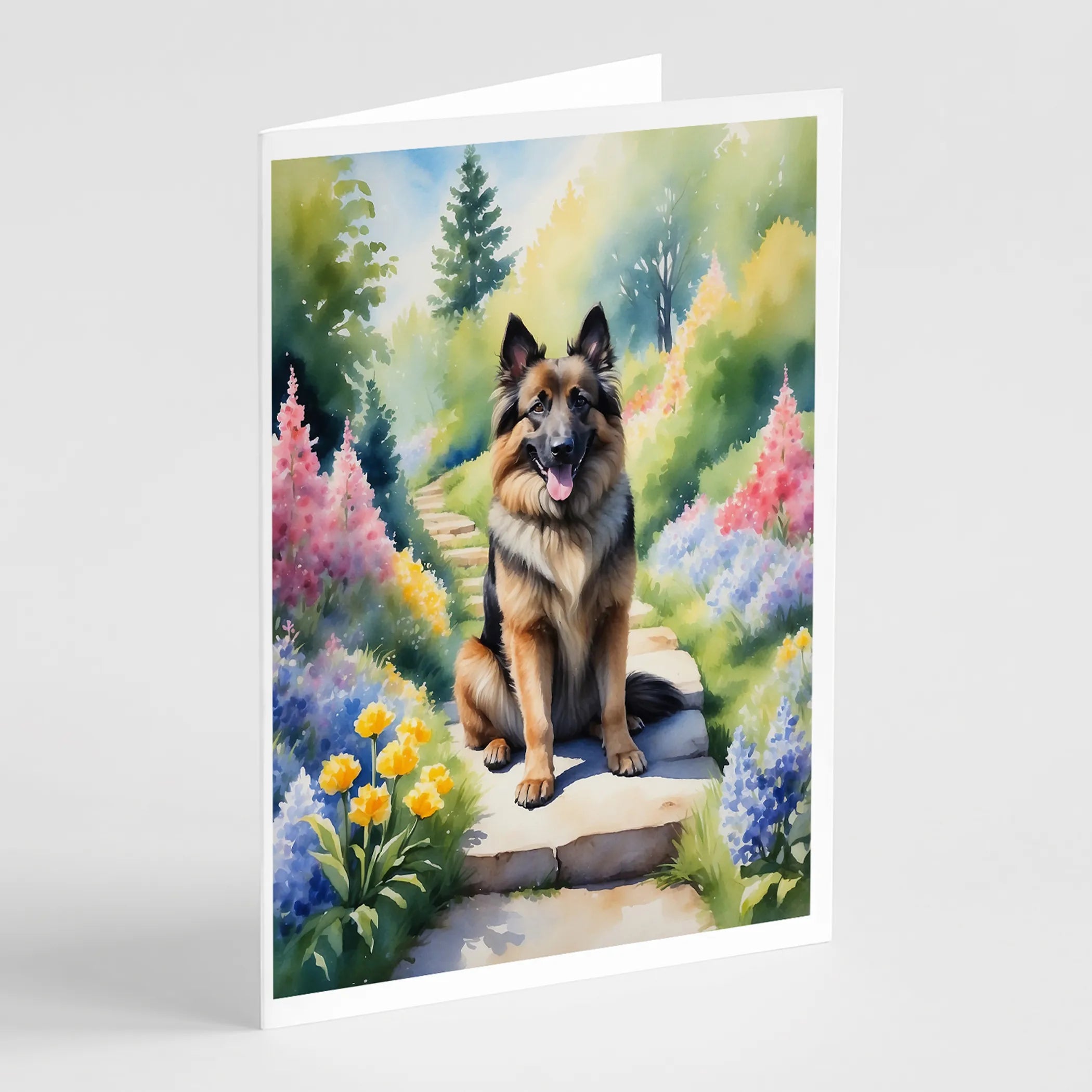 Spring Path Greeting Cards  - Size: 5X7 | Pack Of: 8 | Collection name: Spring path