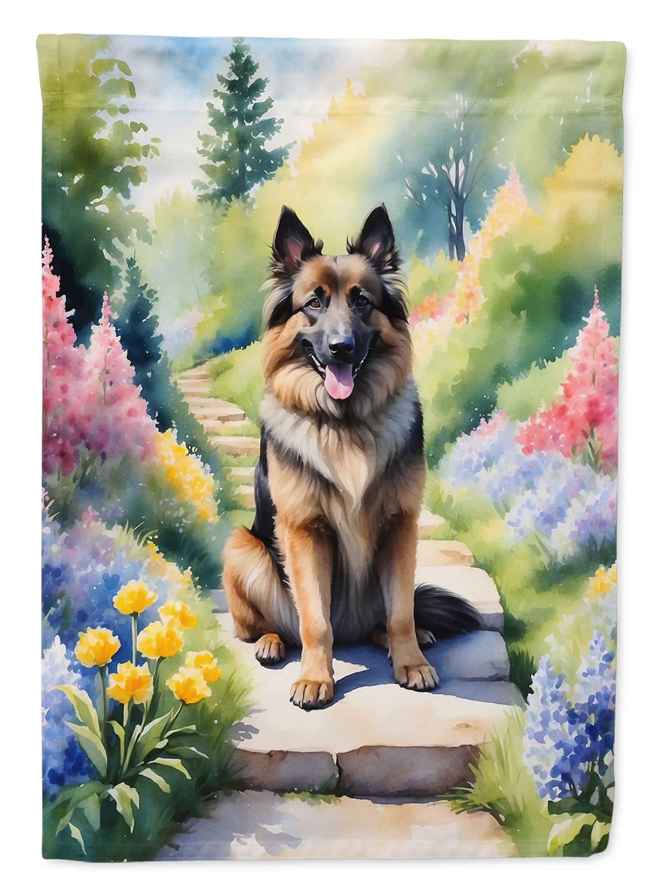 Spring Path Decorative Flag - Size: GARDEN SIZE | Pack Of: 1 | Collection name: Spring path
