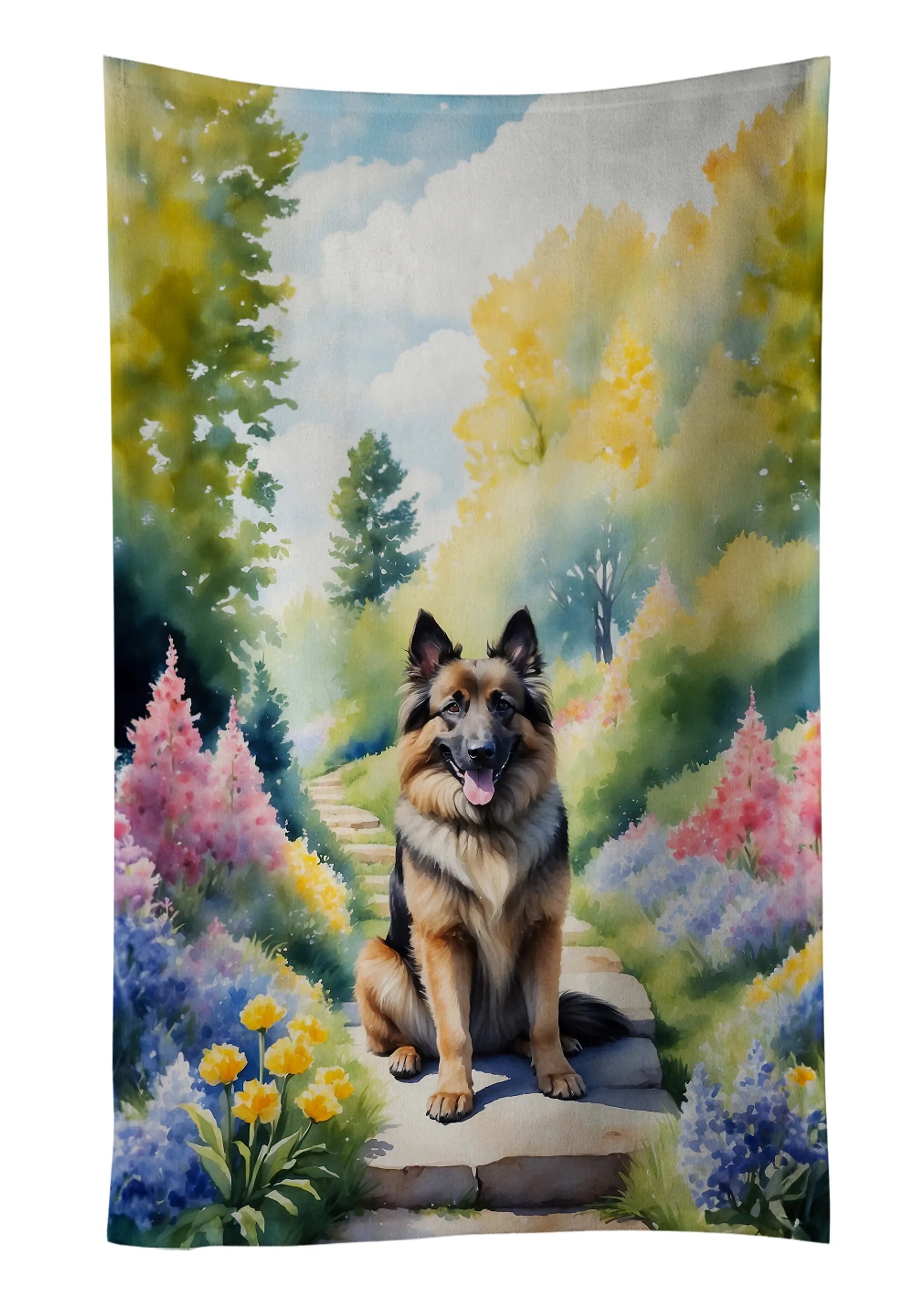 Spring Path Kitchen Towel - Size: 25HX15W | Pack Of: 1 | Collection name: Spring path