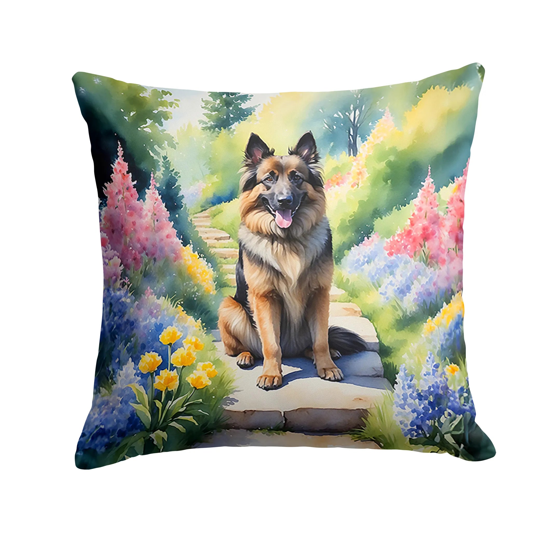 Spring Path Throw Pillow - Size: 14HX14W | Pack Of: 1 | Collection name: Spring path