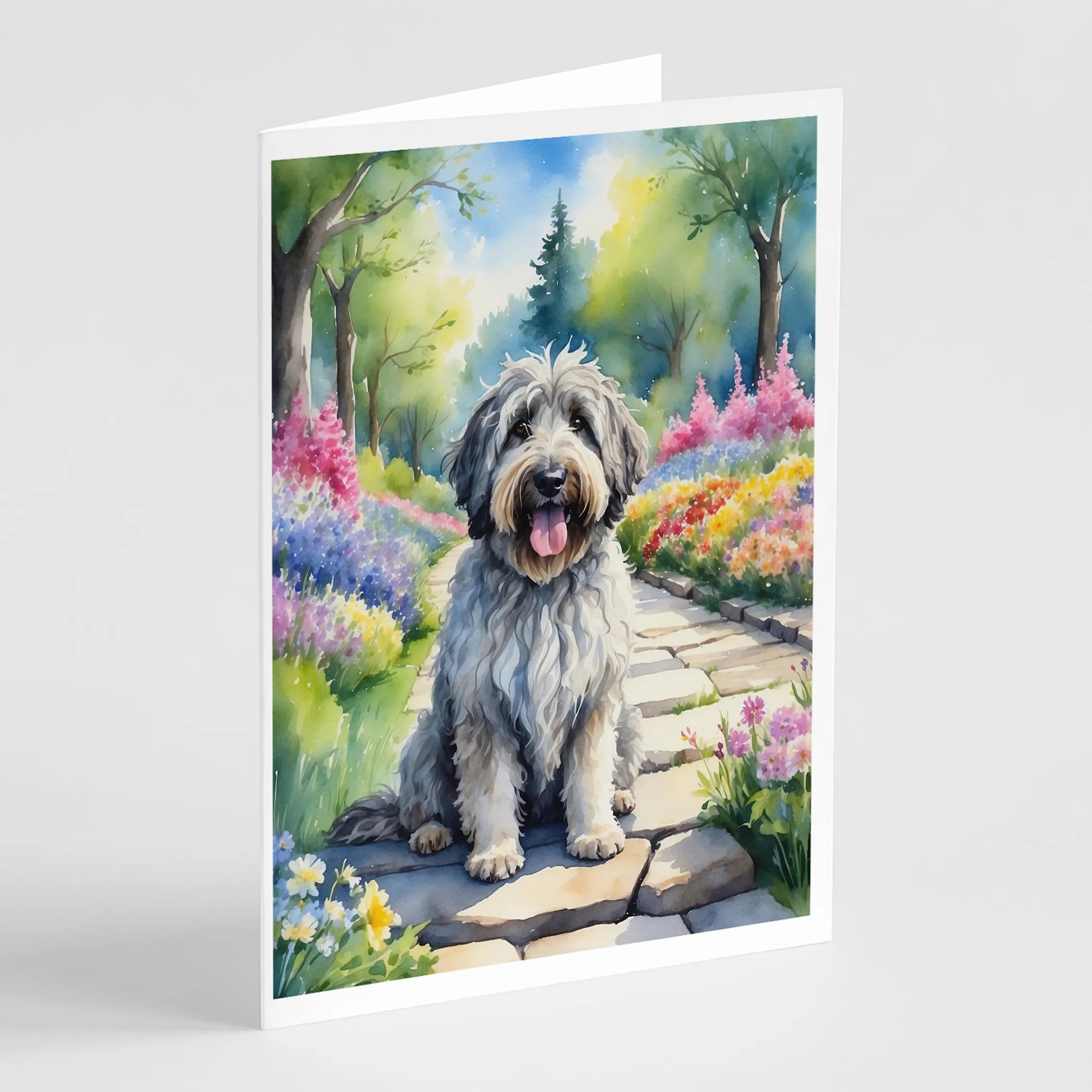 Spring Path Greeting Cards  - Size: 5X7 | Pack Of: 8 | Collection name: Spring path
