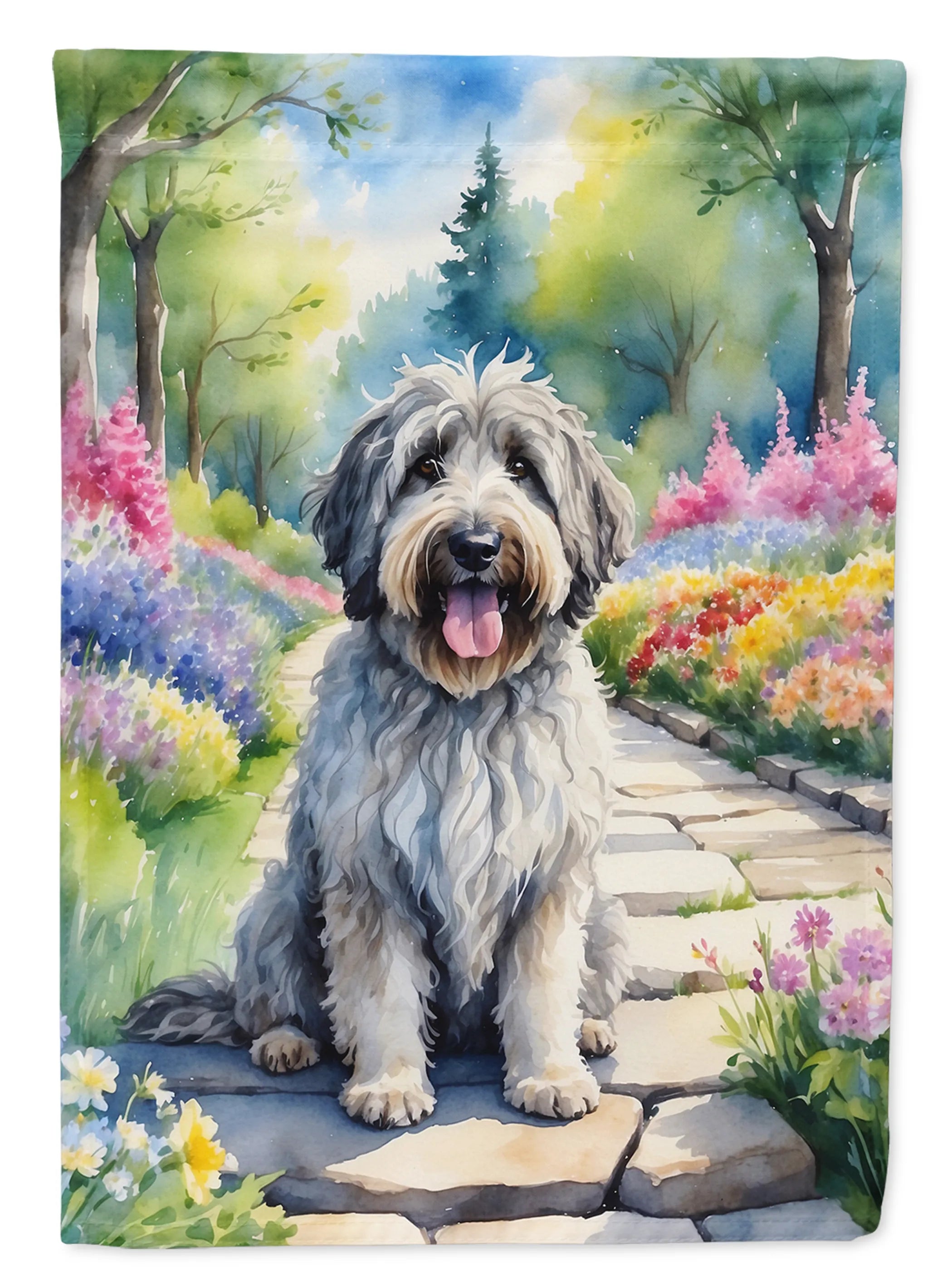 Spring Path Decorative Flag - Size: GARDEN SIZE | Pack Of: 1 | Collection name: Spring path