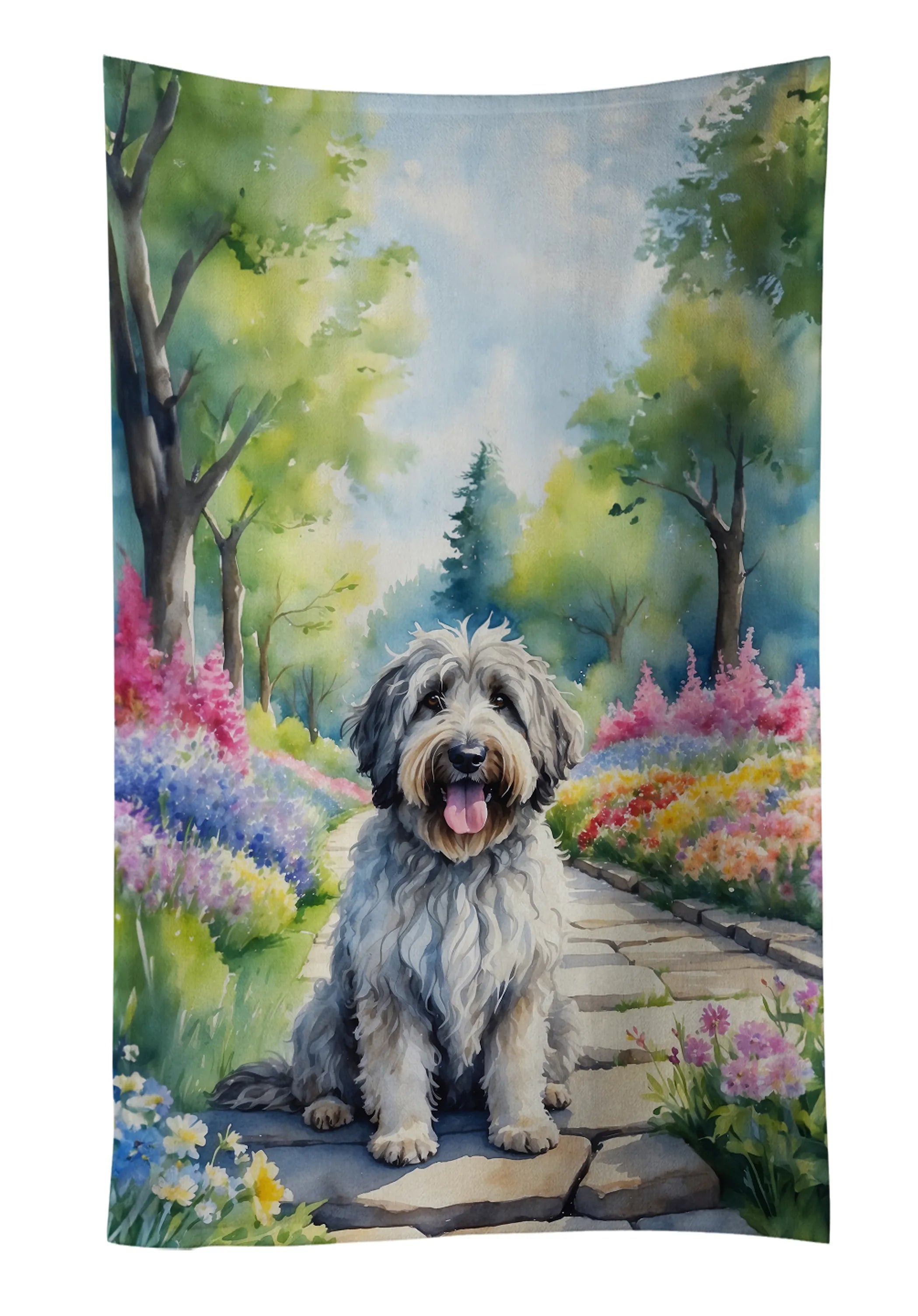 Spring Path Kitchen Towel - Size: 25HX15W | Pack Of: 1 | Collection name: Spring path
