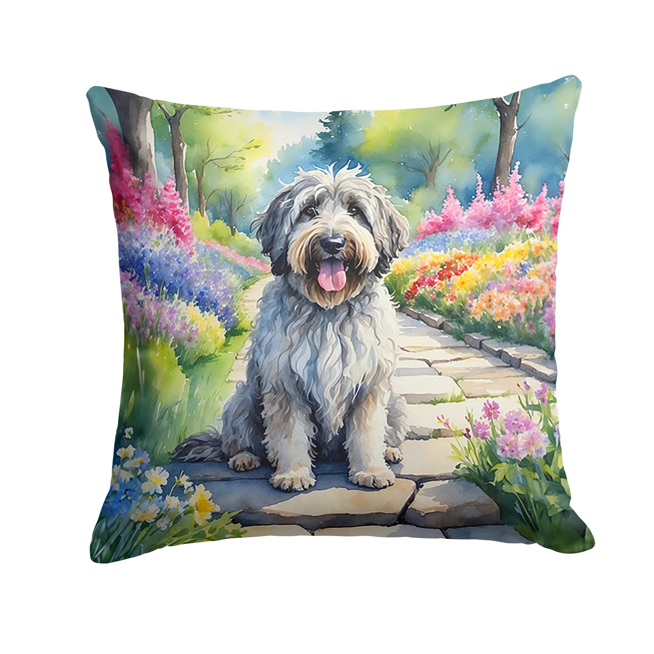 Spring Path Throw Pillow - Size: 14HX14W | Pack Of: 1 | Collection name: Spring path