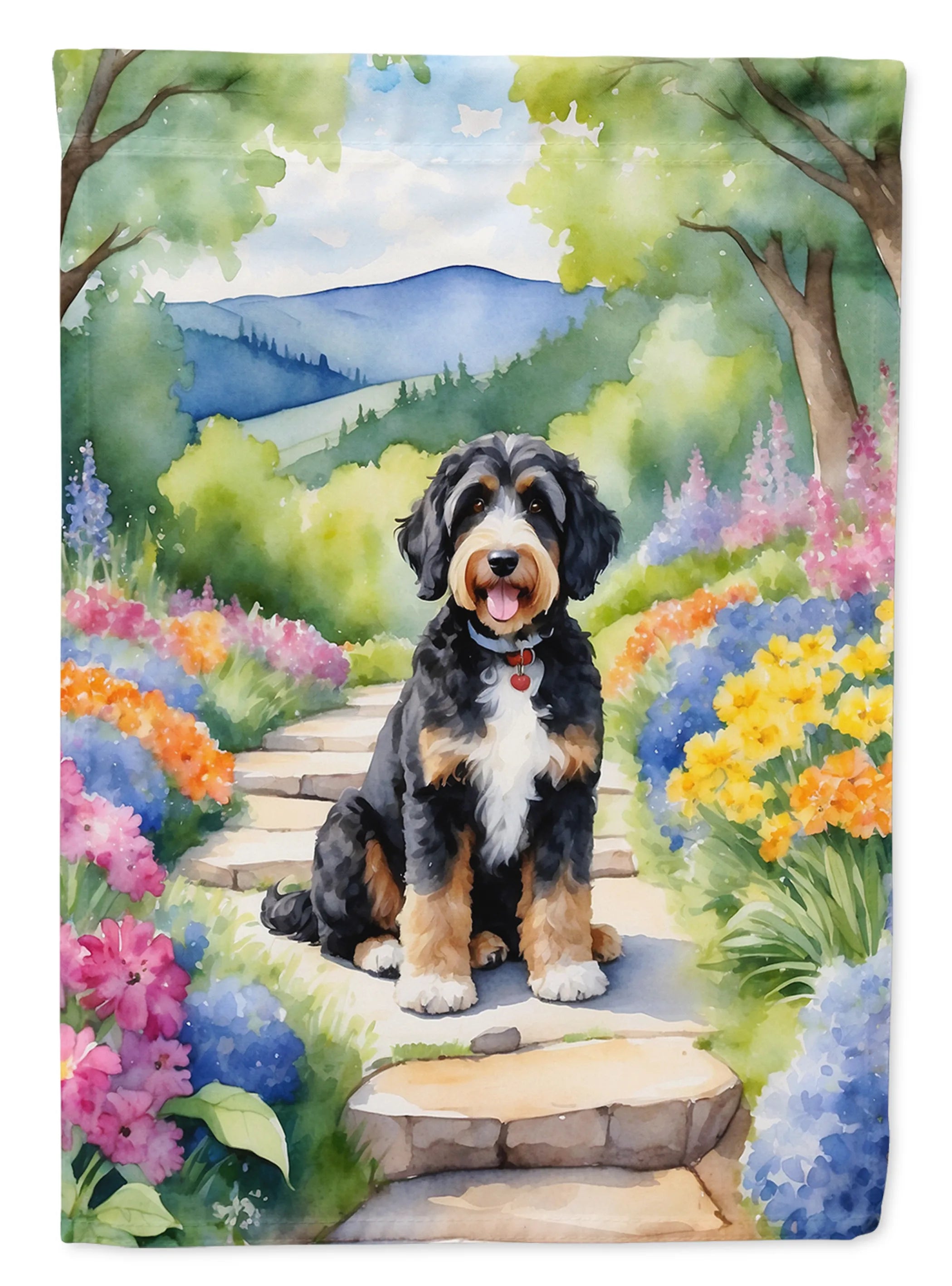 Spring Path Decorative Flag - Size: GARDEN SIZE | Pack Of: 1 | Collection name: Spring path