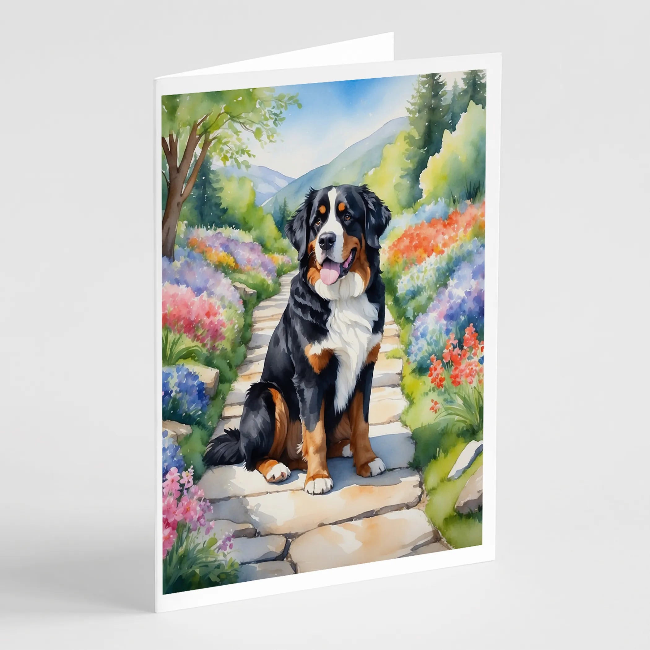 Spring Path Greeting Cards  - Size: 5X7 | Pack Of: 8 | Collection name: Spring path