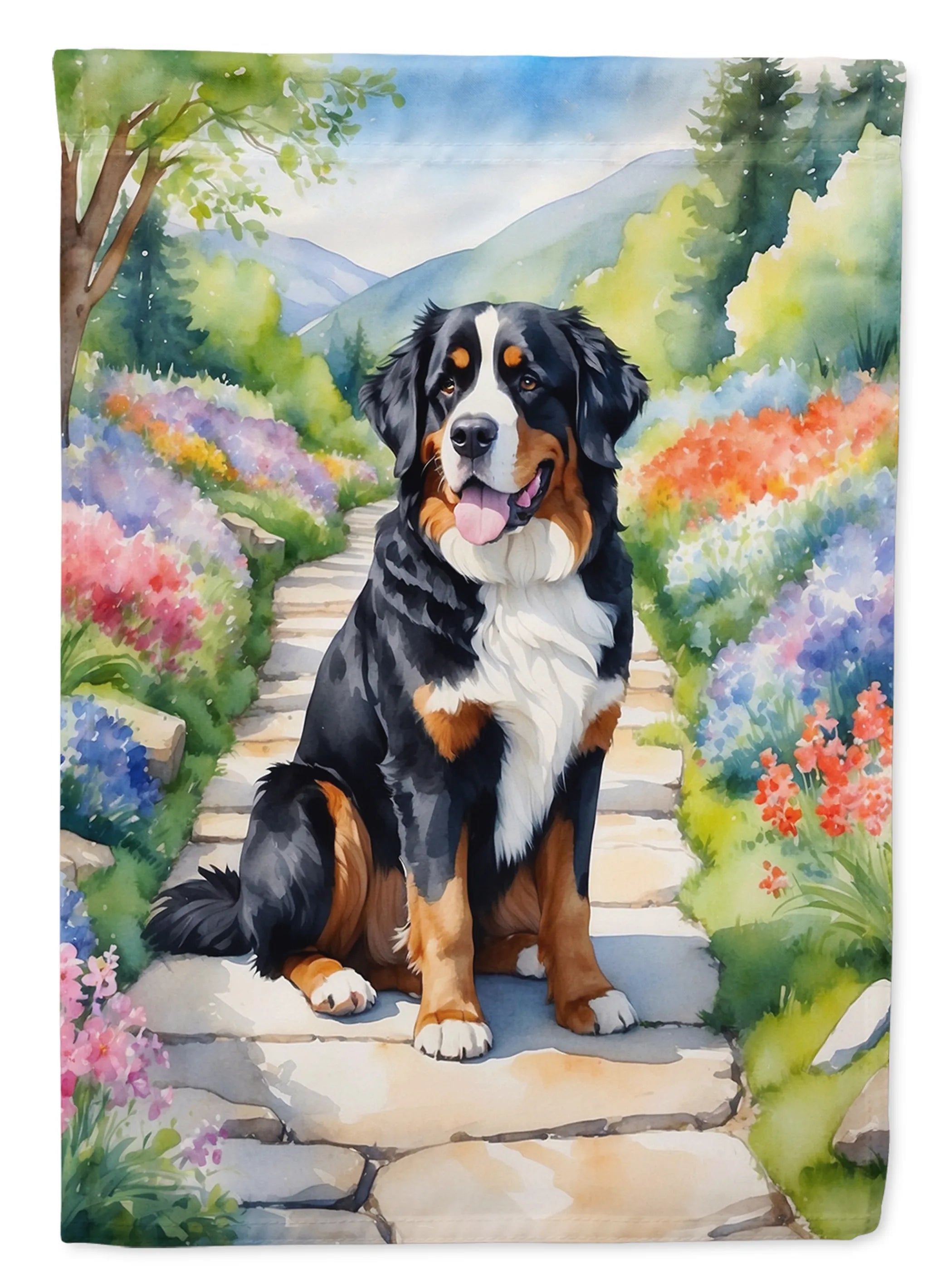 Spring Path Decorative Flag - Size: GARDEN SIZE | Pack Of: 1 | Collection name: Spring path