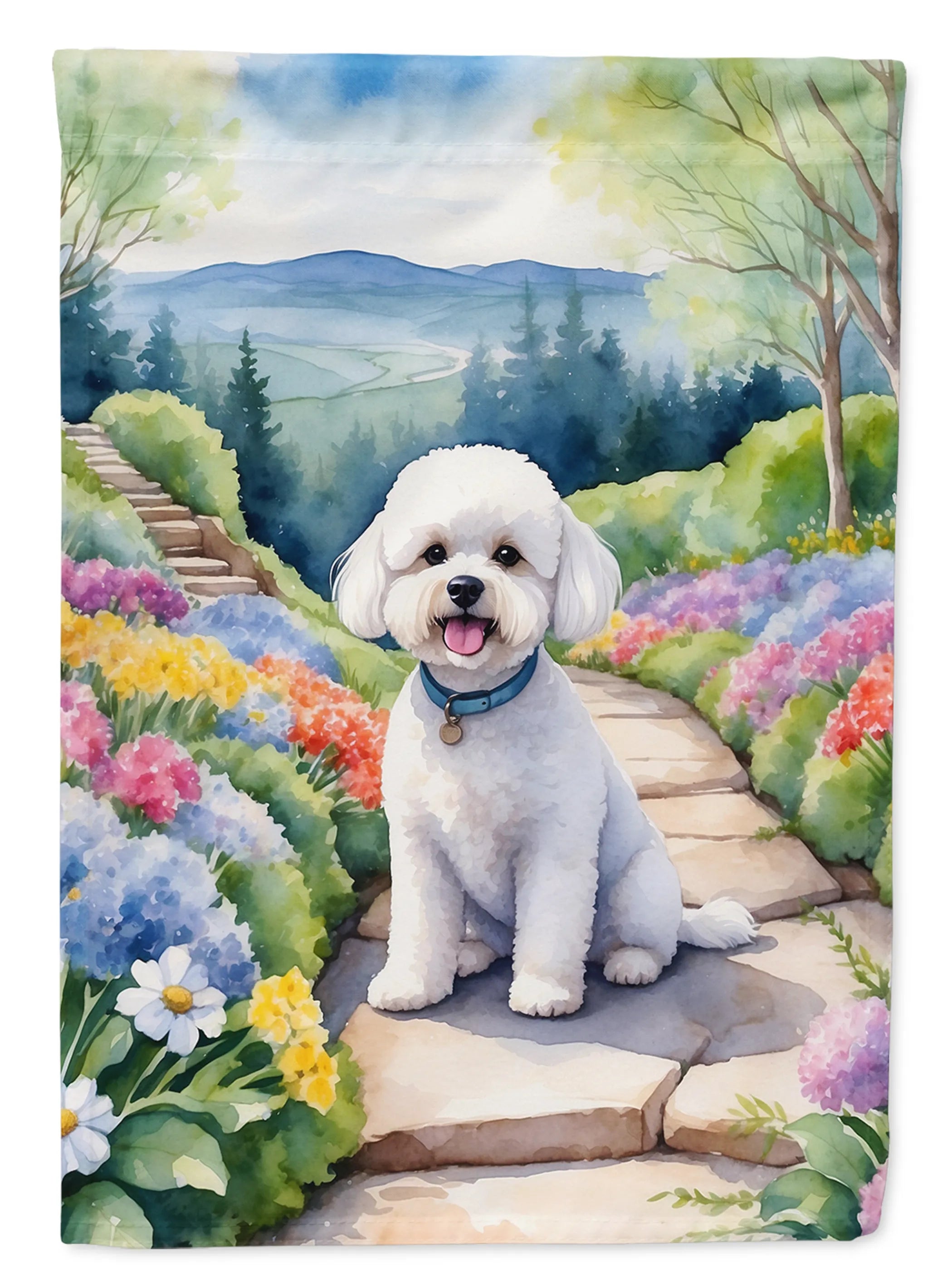 Spring Path Decorative Flag - Size: GARDEN SIZE | Pack Of: 1 | Collection name: Spring path