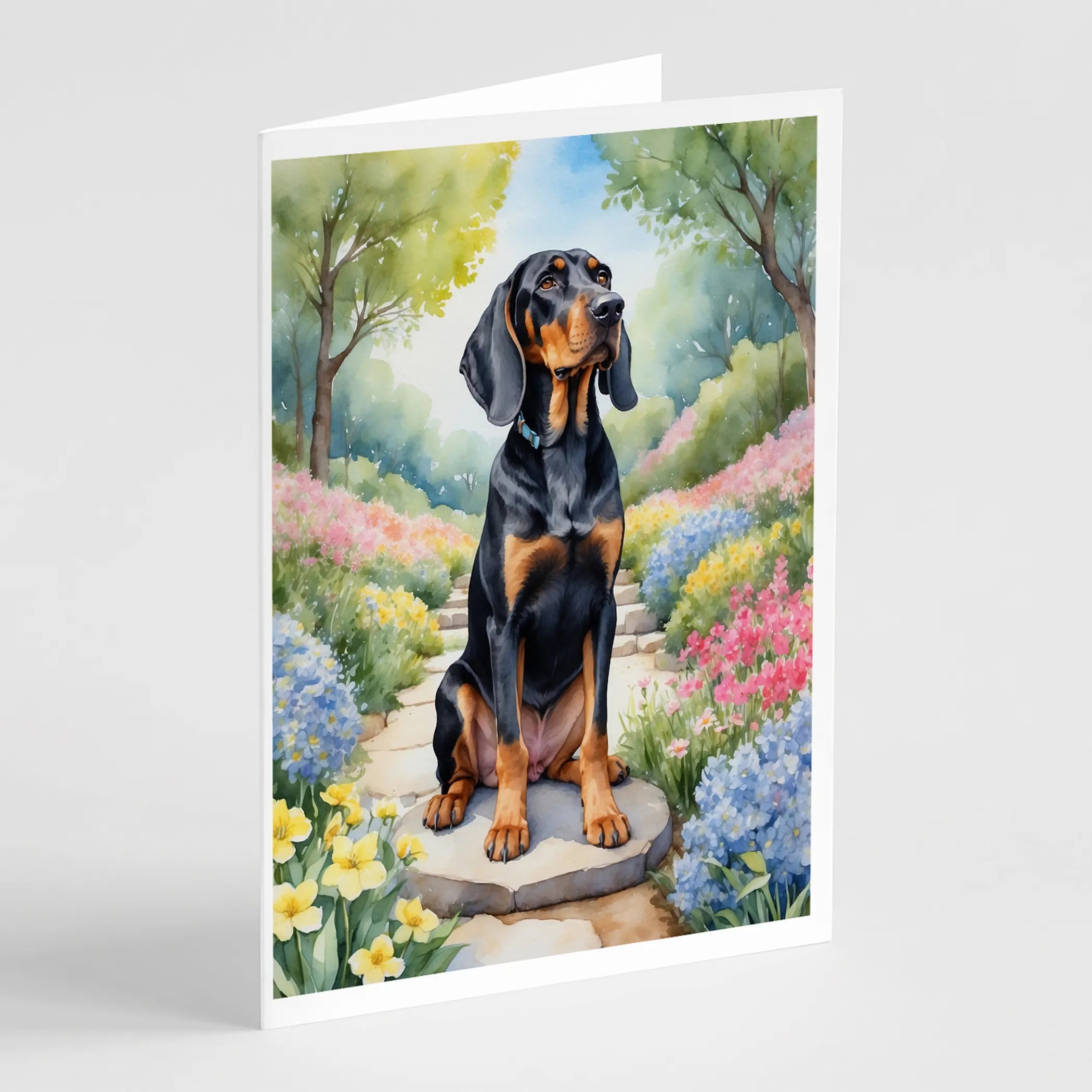 Spring Path Greeting Cards  - Size: 5X7 | Pack Of: 8 | Collection name: Spring path