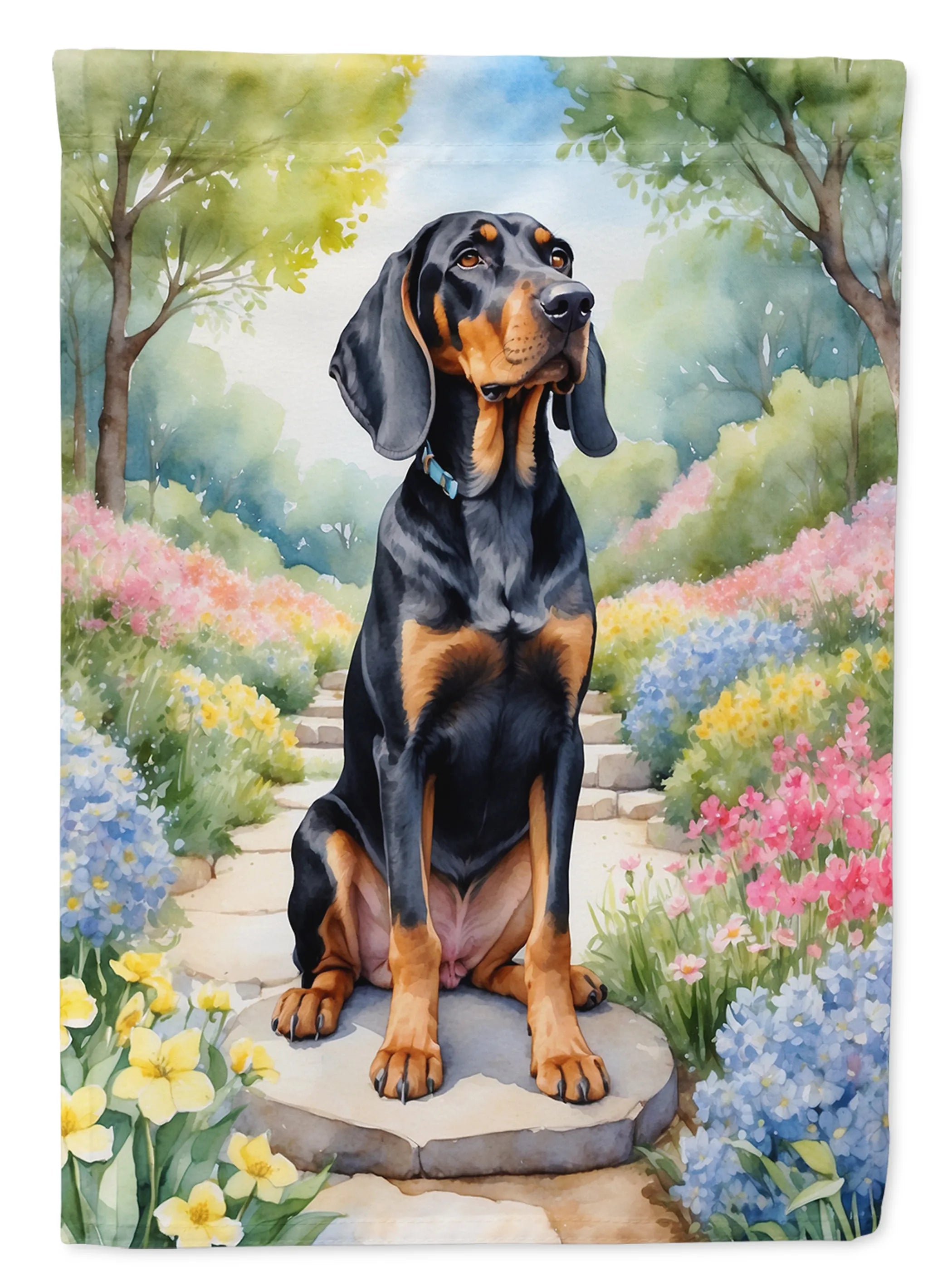 Spring Path Decorative Flag - Size: GARDEN SIZE | Pack Of: 1 | Collection name: Spring path