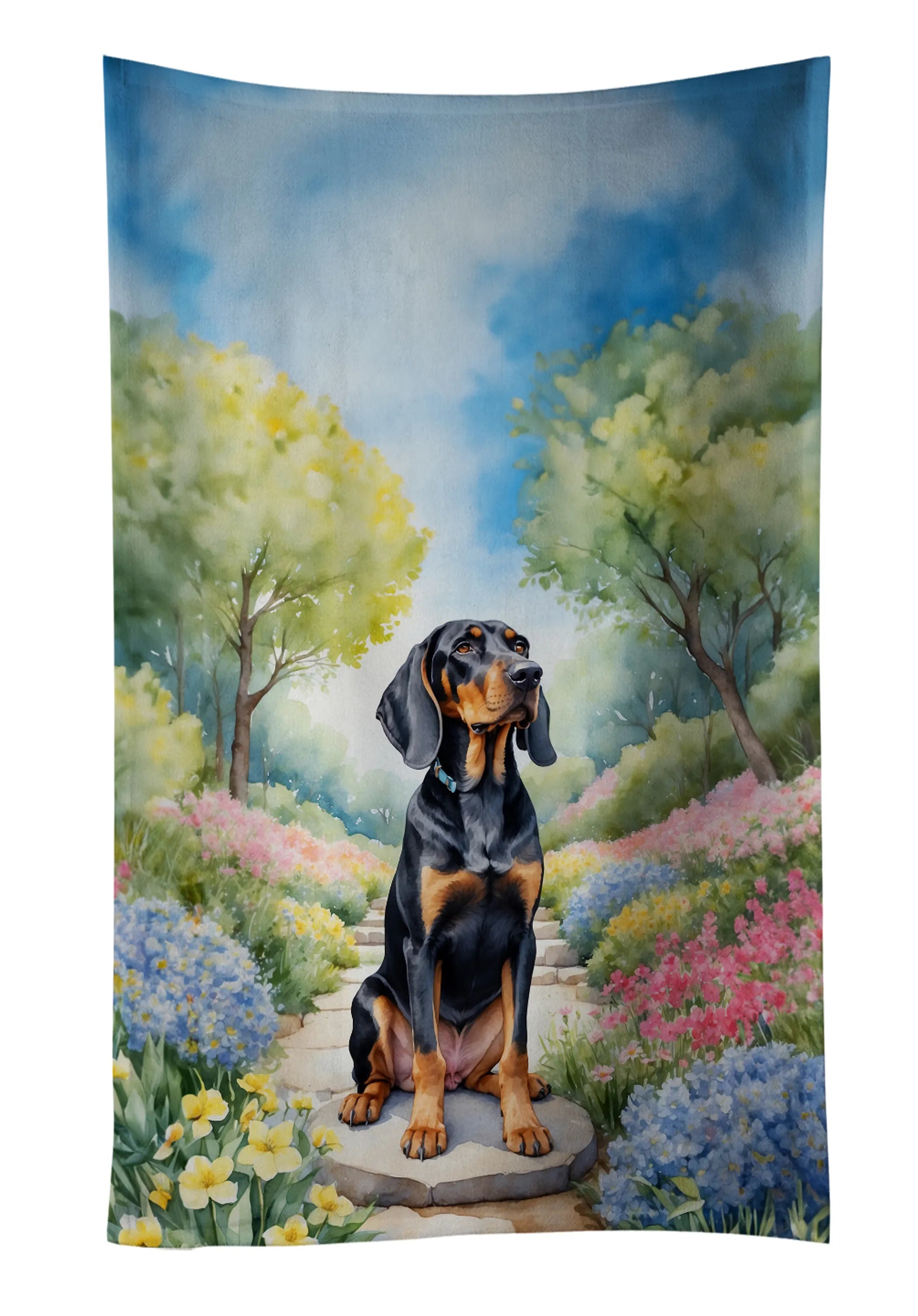 Spring Path Kitchen Towel - Size: 25HX15W | Pack Of: 1 | Collection name: Spring path