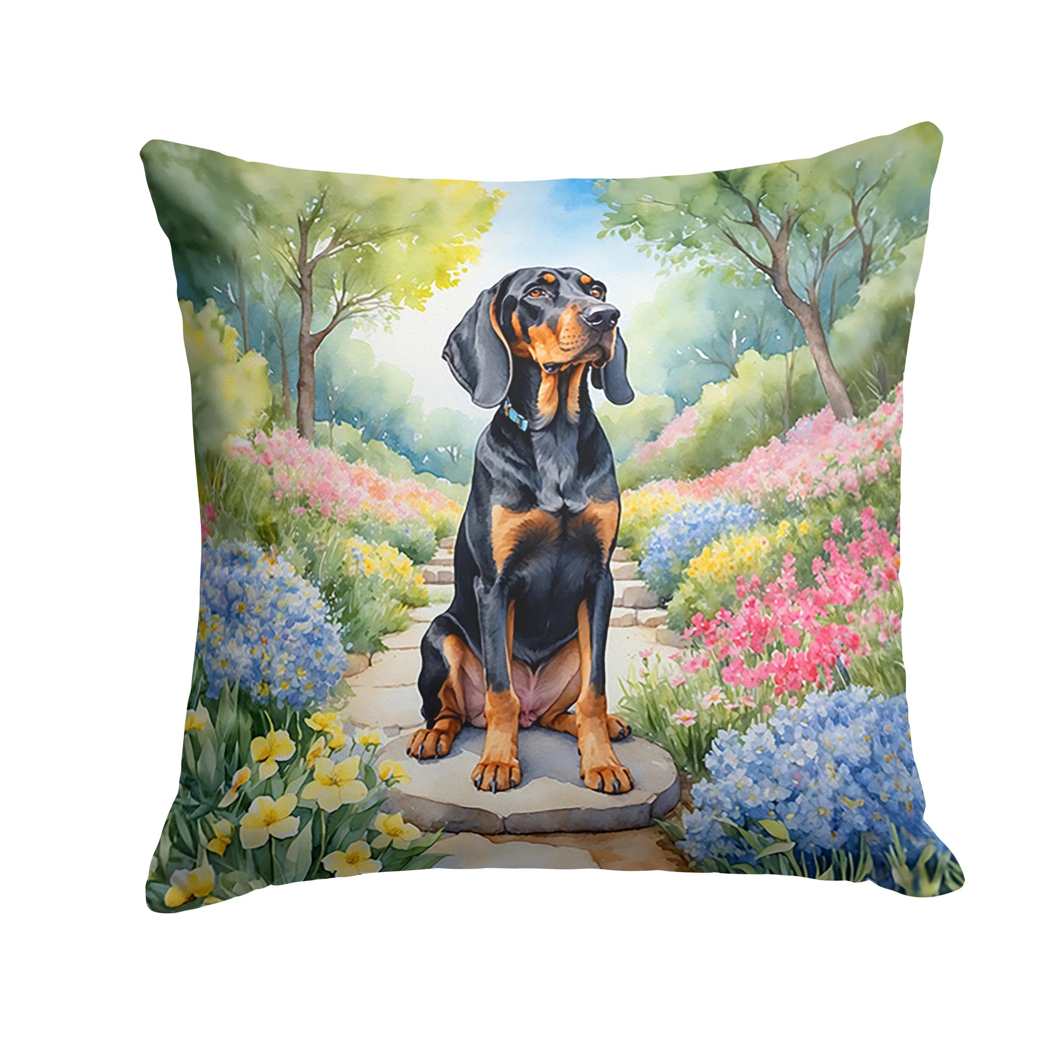 Spring Path Throw Pillow - Size: 14HX14W | Pack Of: 1 | Collection name: Spring path
