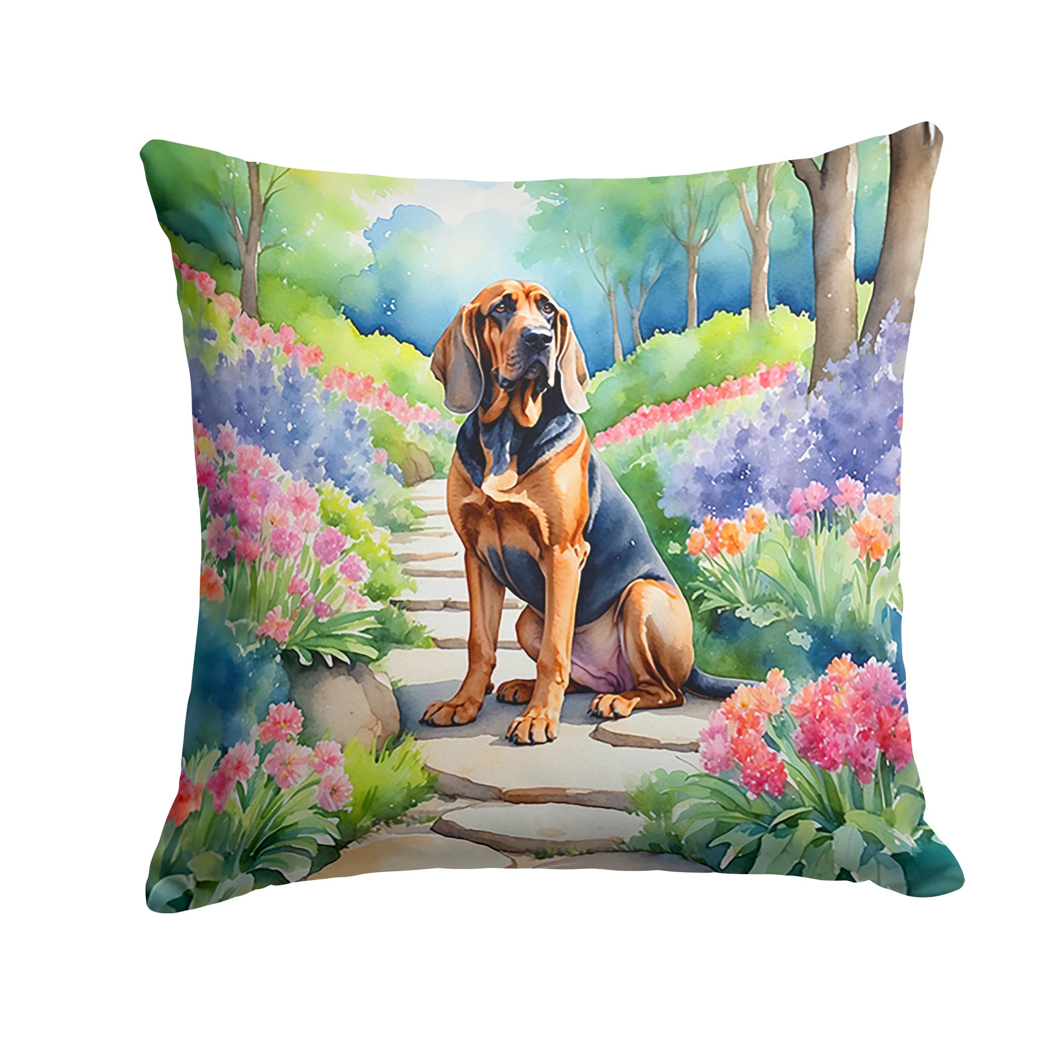 Spring Path Throw Pillow - Size: 14HX14W | Pack Of: 1 | Collection name: Spring path