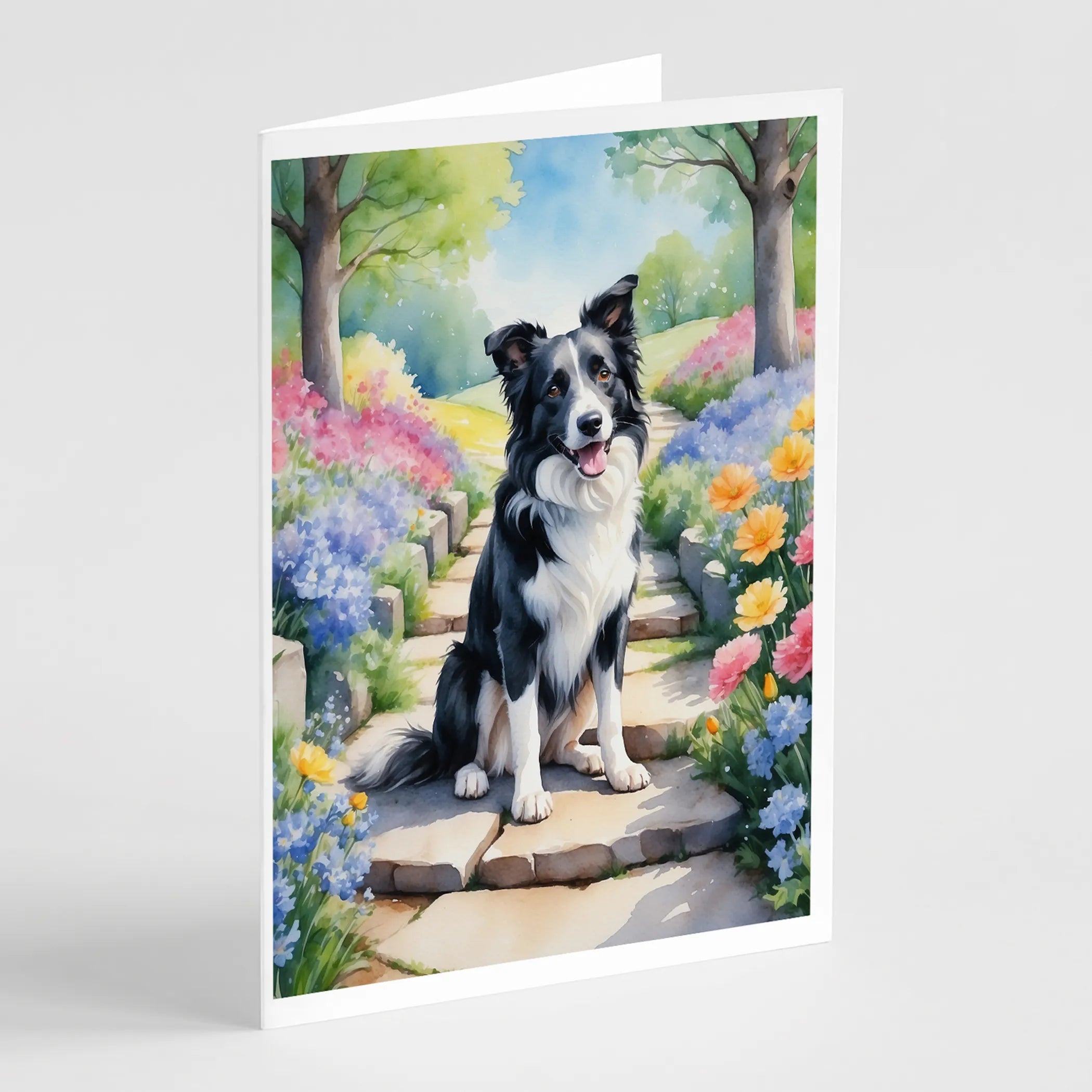 Spring Path Greeting Cards  - Size: 5X7 | Pack Of: 8 | Collection name: Spring path
