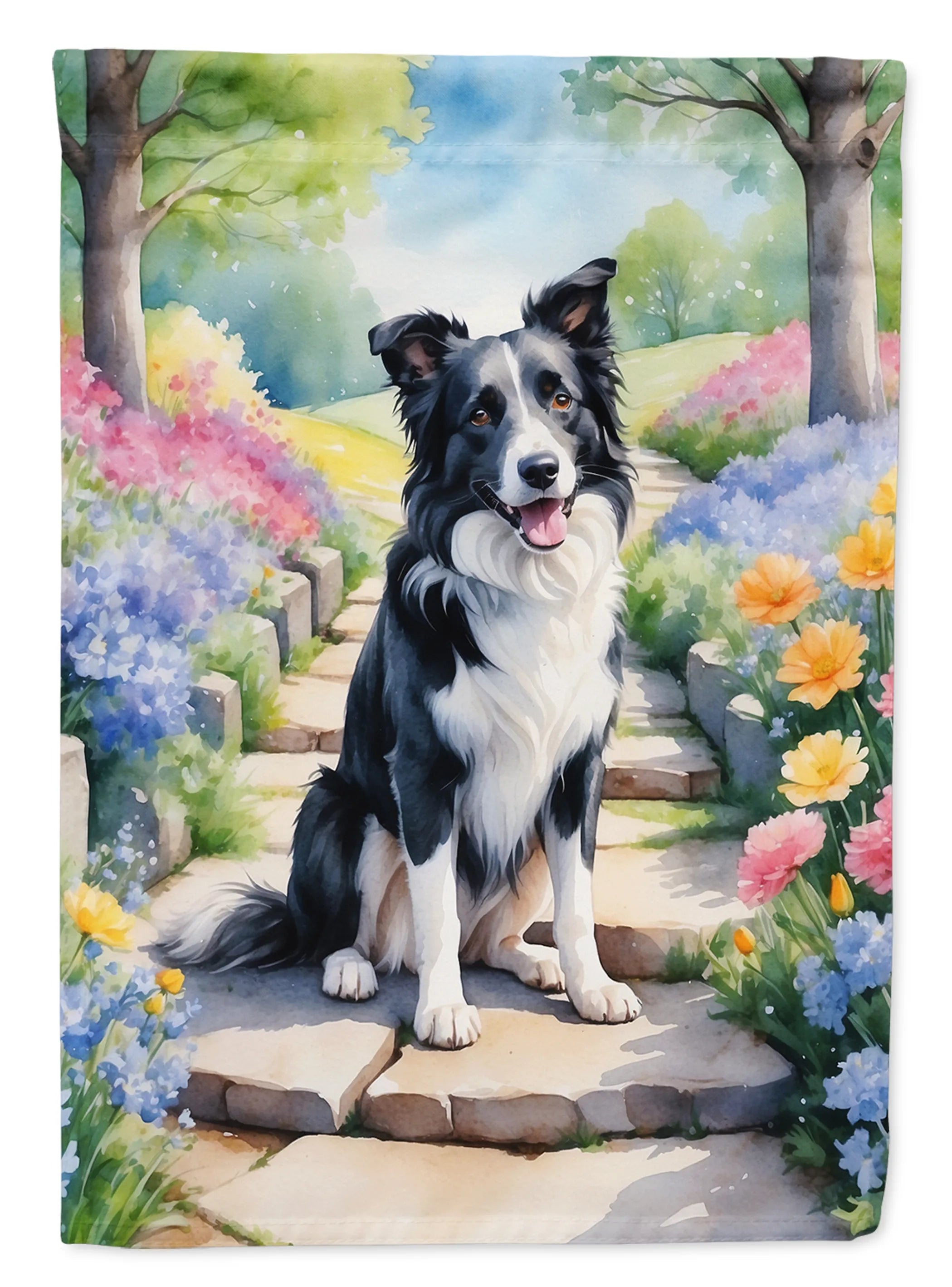 Spring Path Decorative Flag - Size: GARDEN SIZE | Pack Of: 1 | Collection name: Spring path