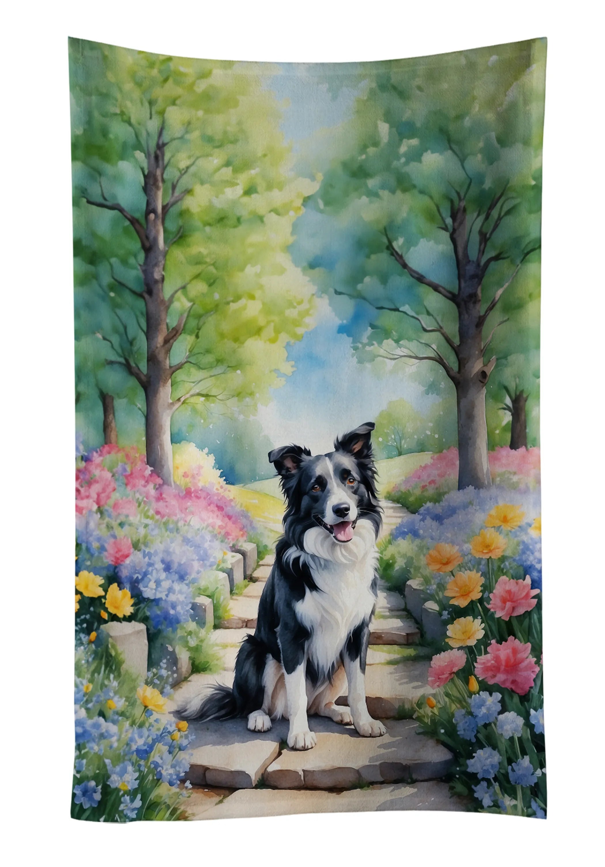 Spring Path Kitchen Towel - Size: 25HX15W | Pack Of: 1 | Collection name: Spring path