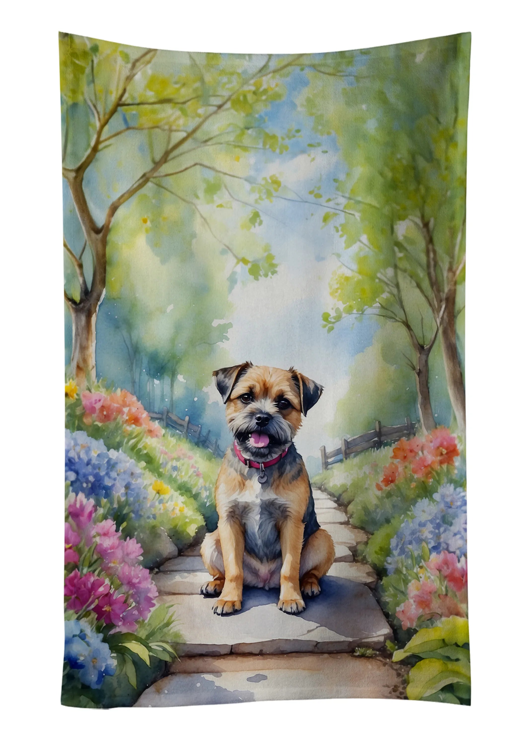 Spring Path Kitchen Towel - Size: 25HX15W | Pack Of: 1 | Collection name: Spring path
