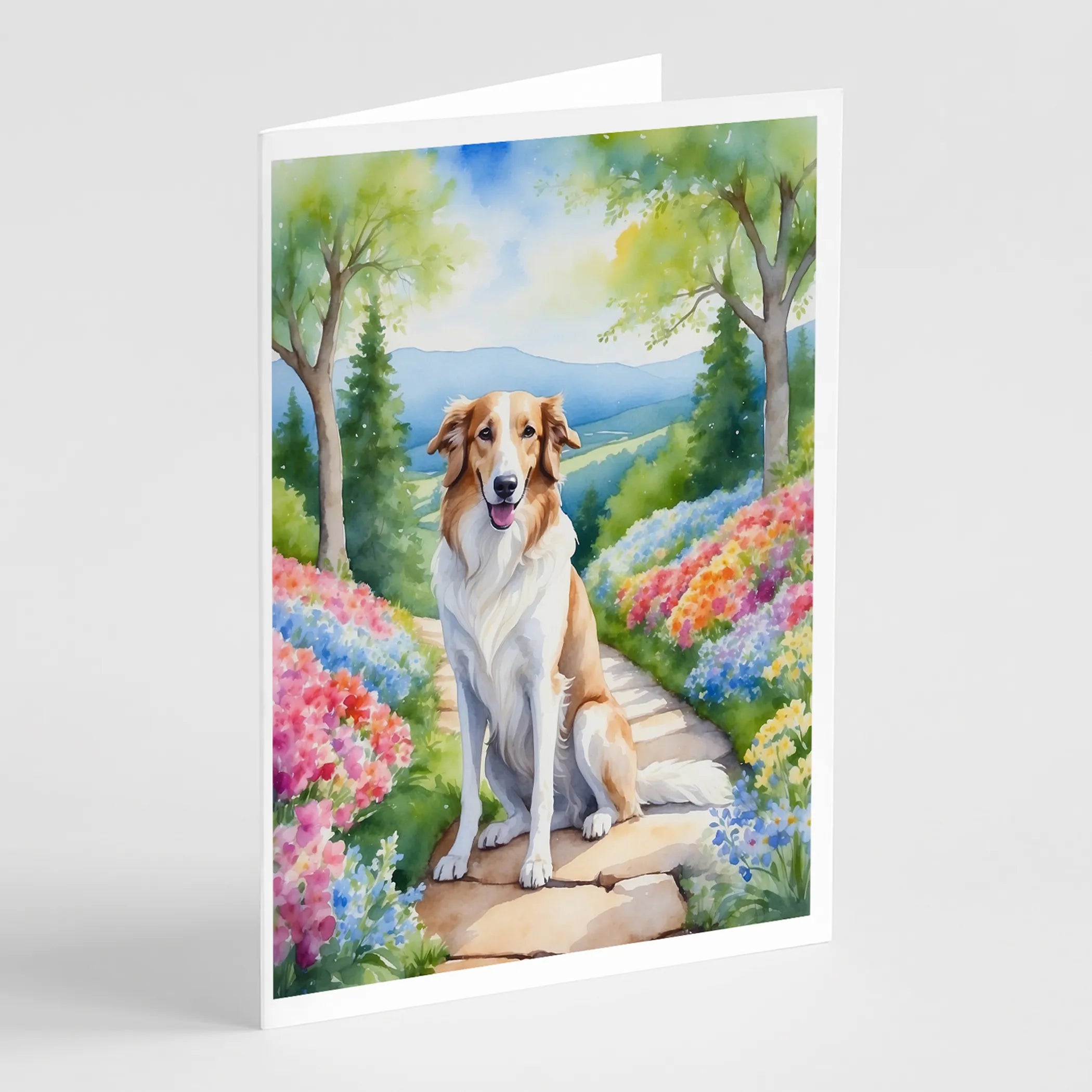 Spring Path Greeting Cards  - Size: 5X7 | Pack Of: 8 | Collection name: Spring path