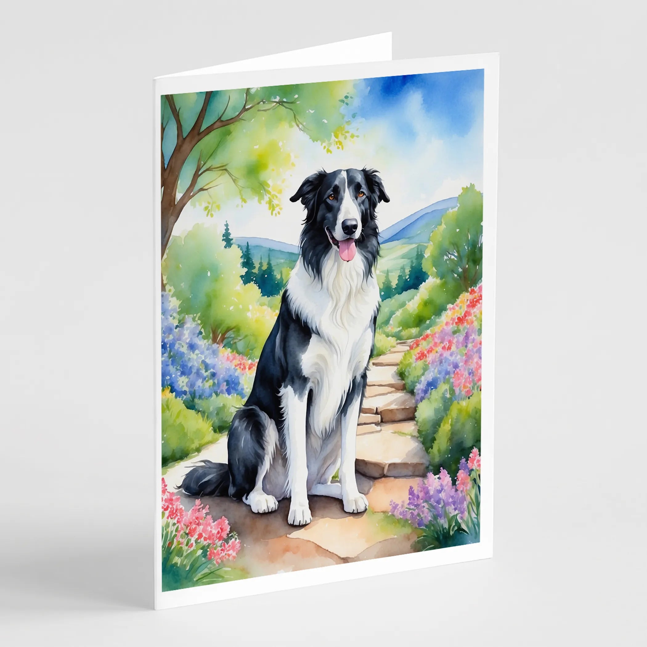 Spring Path Greeting Cards  - Size: 5X7 | Pack Of: 8 | Collection name: Spring path