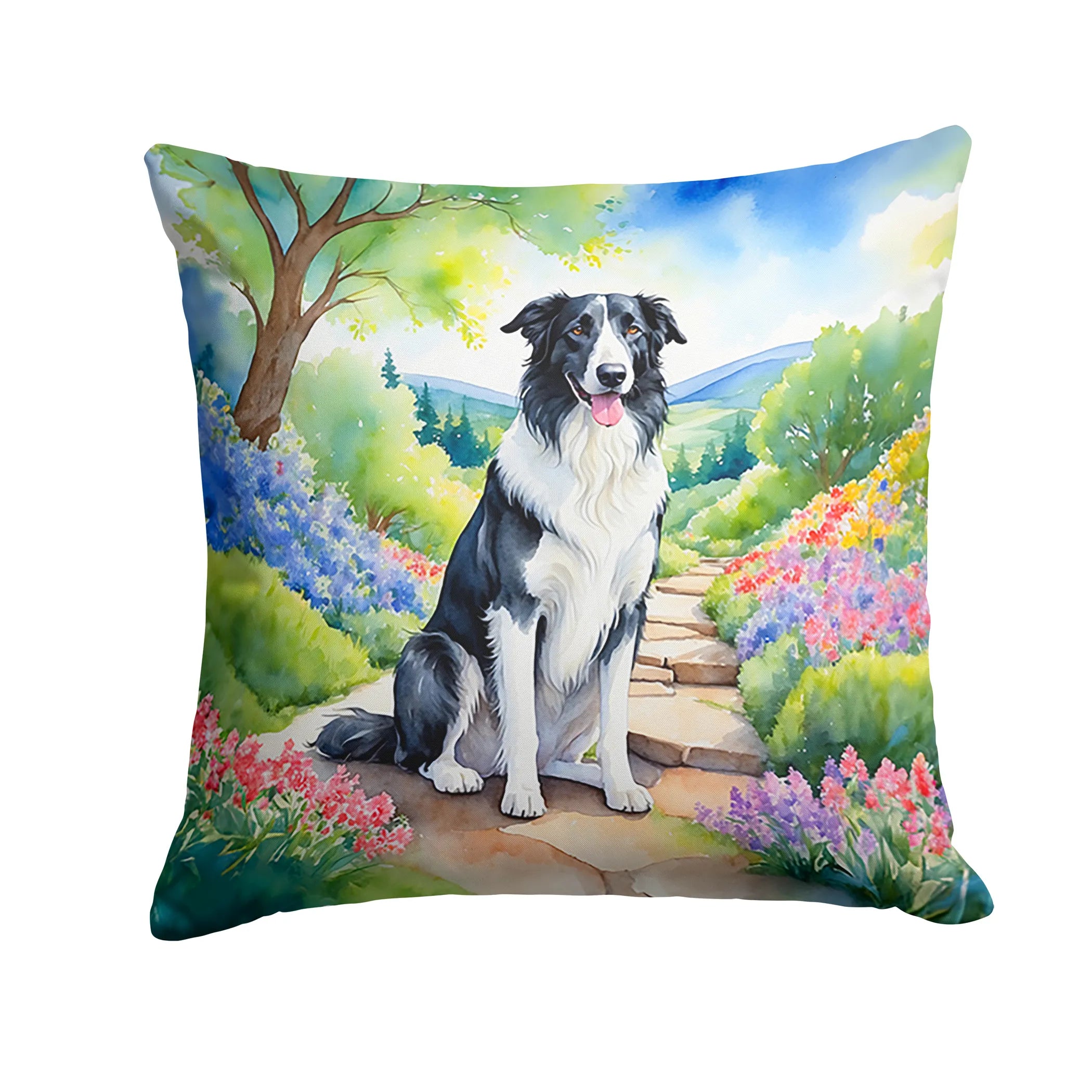 Spring Path Throw Pillow - Size: 14HX14W | Pack Of: 1 | Collection name: Spring path