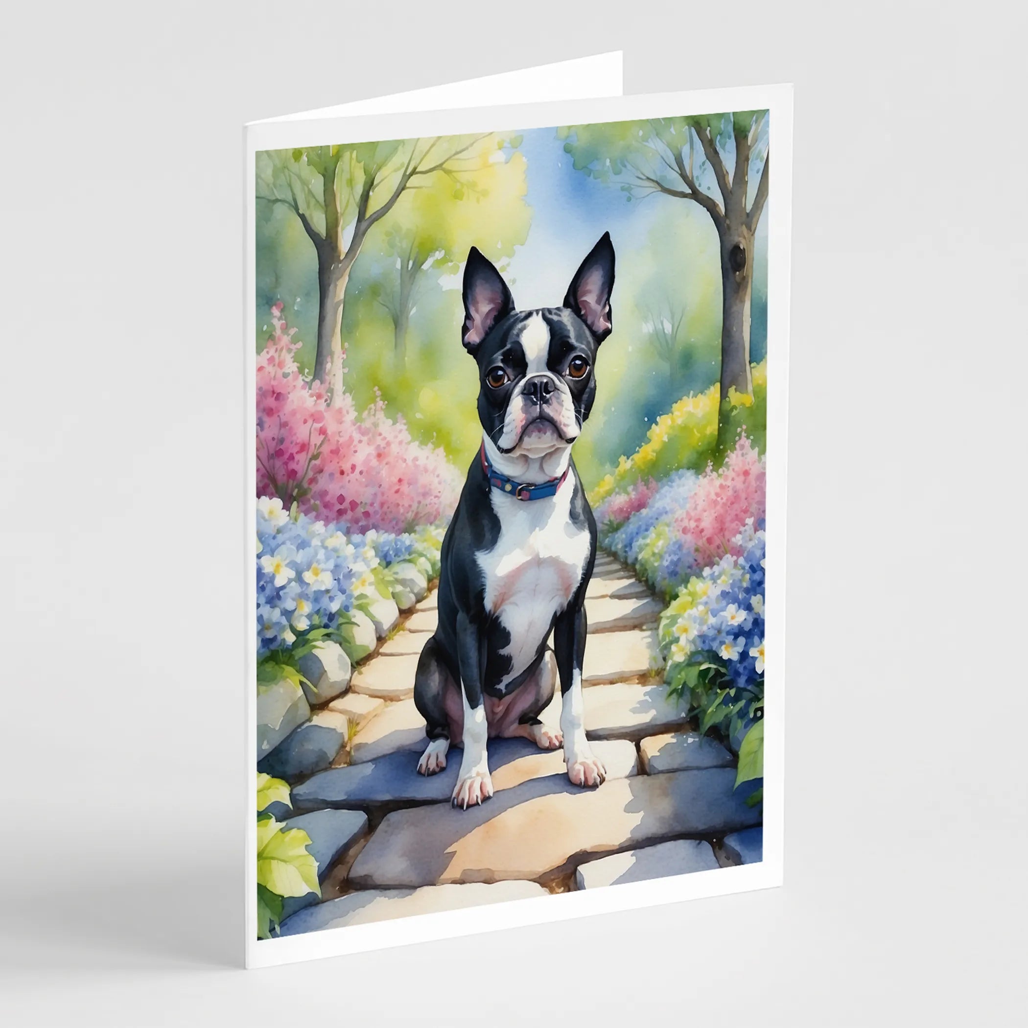 Spring Path Greeting Cards  - Size: 5X7 | Pack Of: 8 | Collection name: Spring path